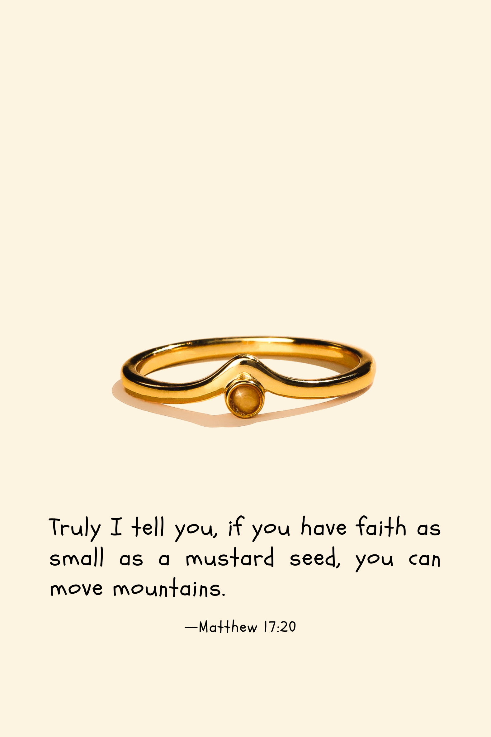 Dainty Move Mountains - Ring