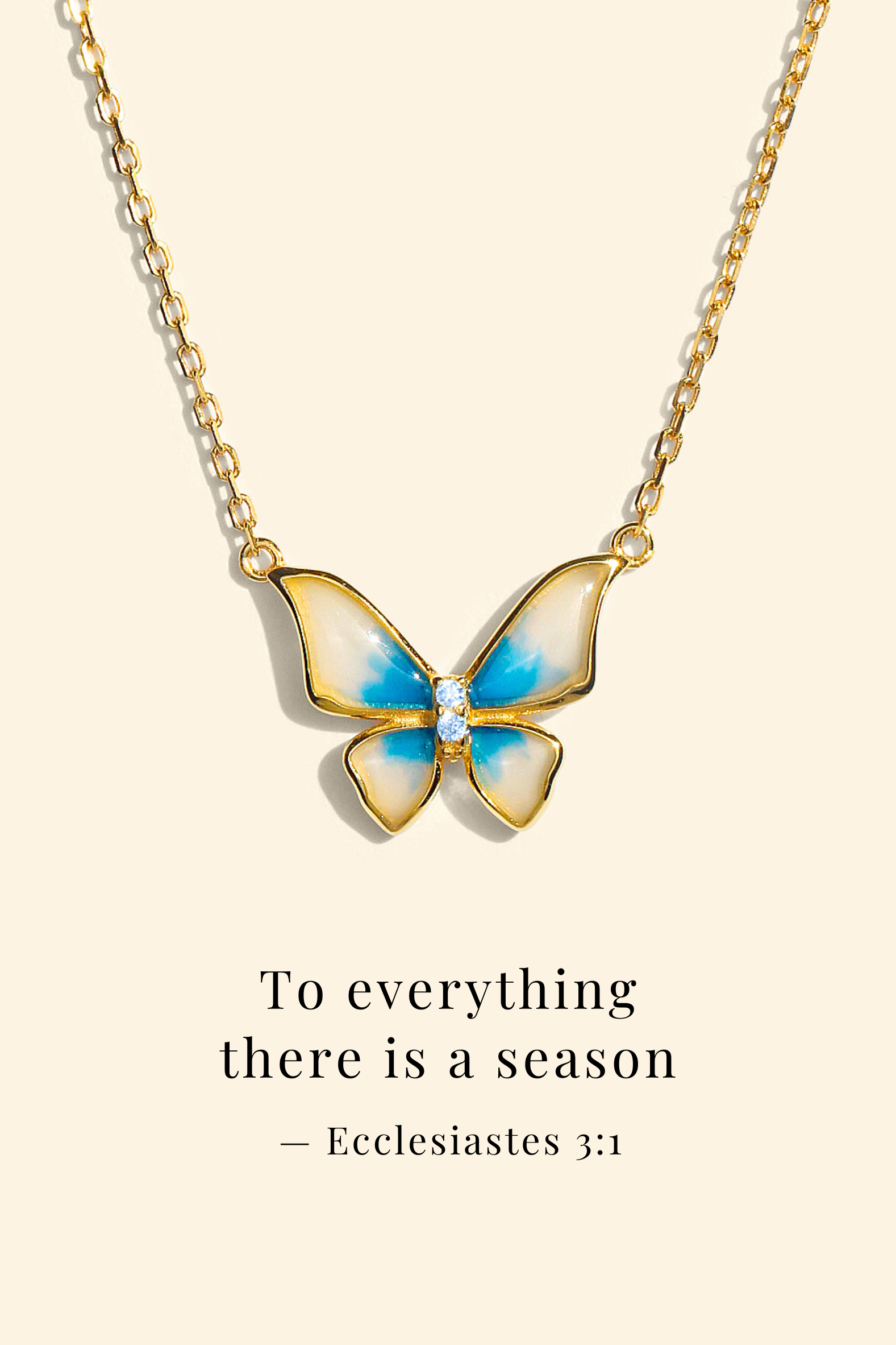 Your Season is Here! Butterfly - Necklace