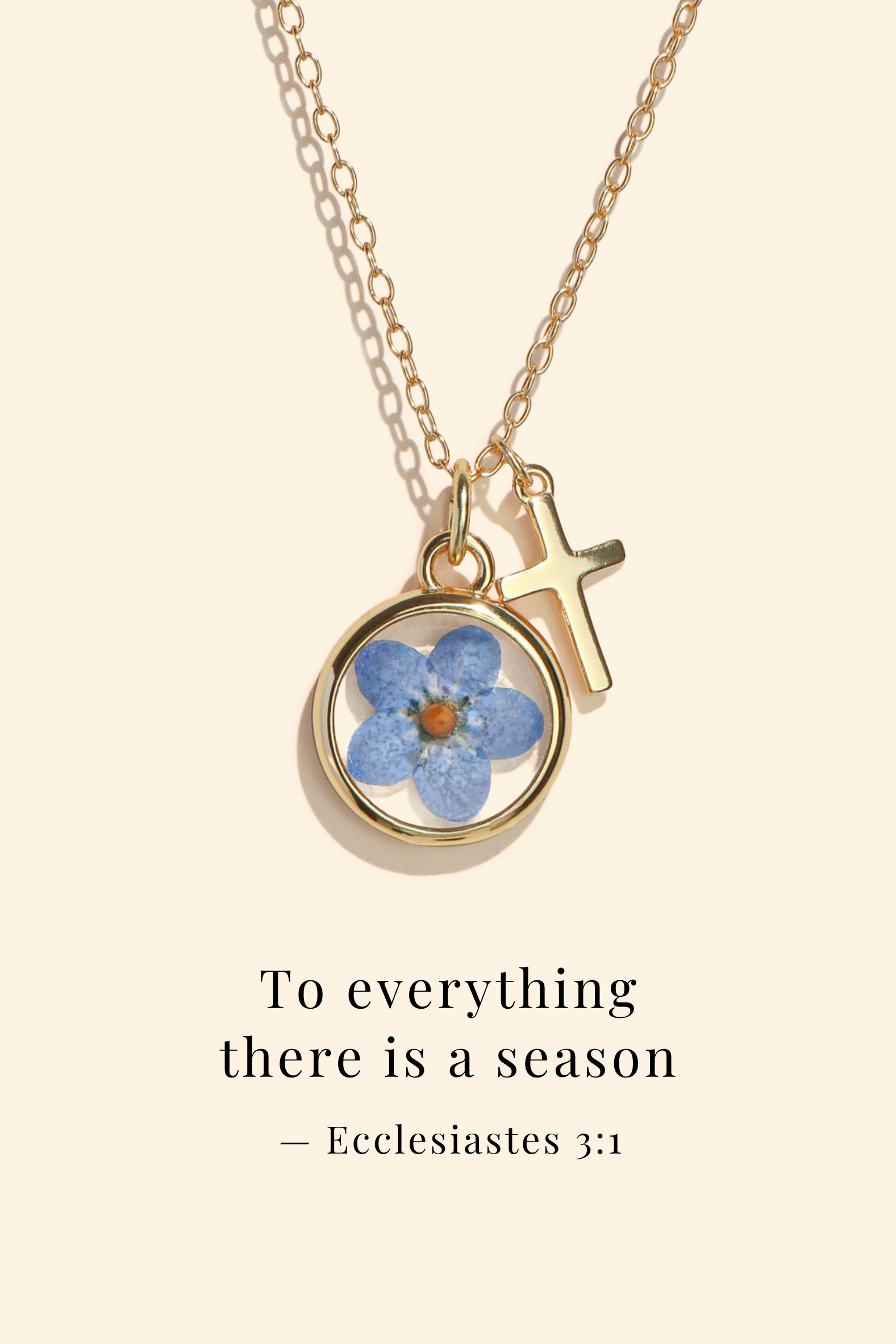 Cross Flower - Necklace