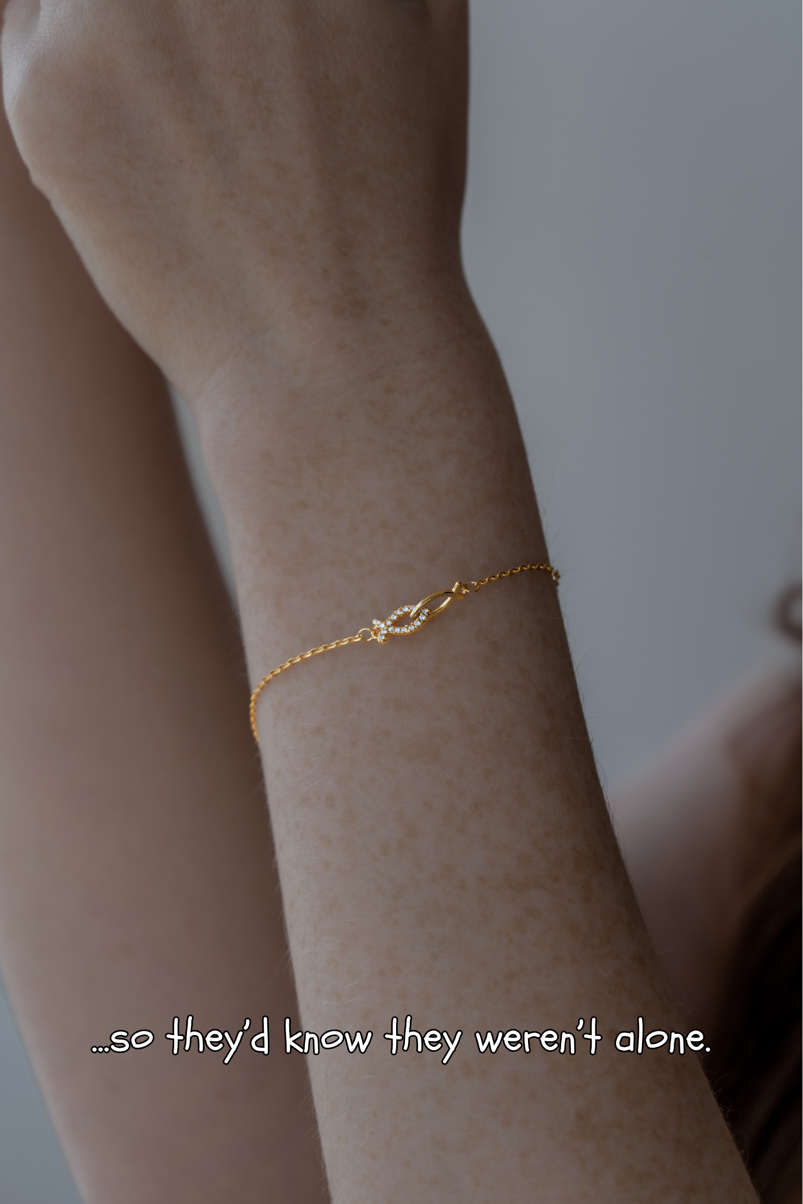 Never Alone — Ichthys Fish - Bracelet