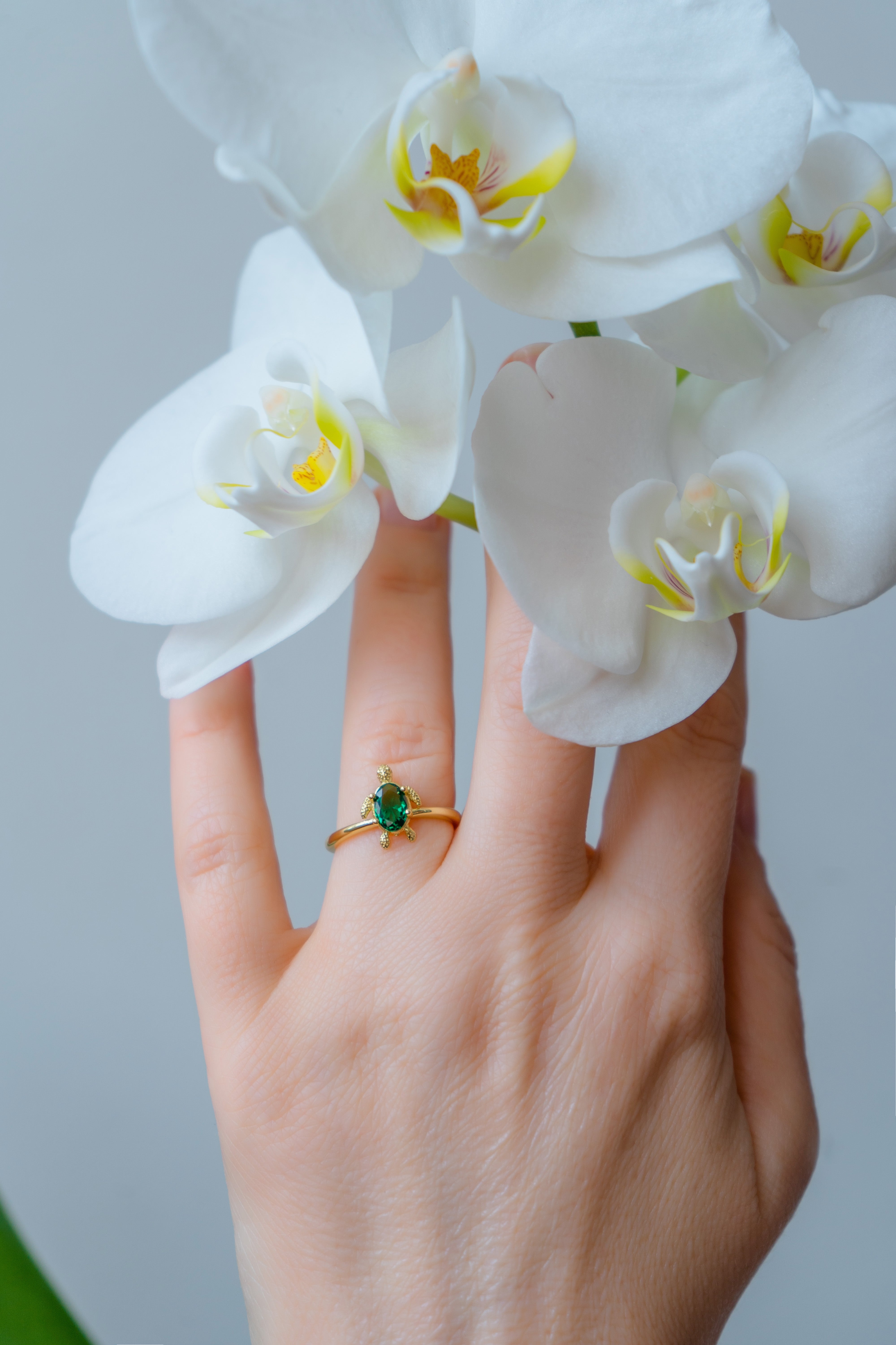 Follow The True Light - Sea Turtle Ring