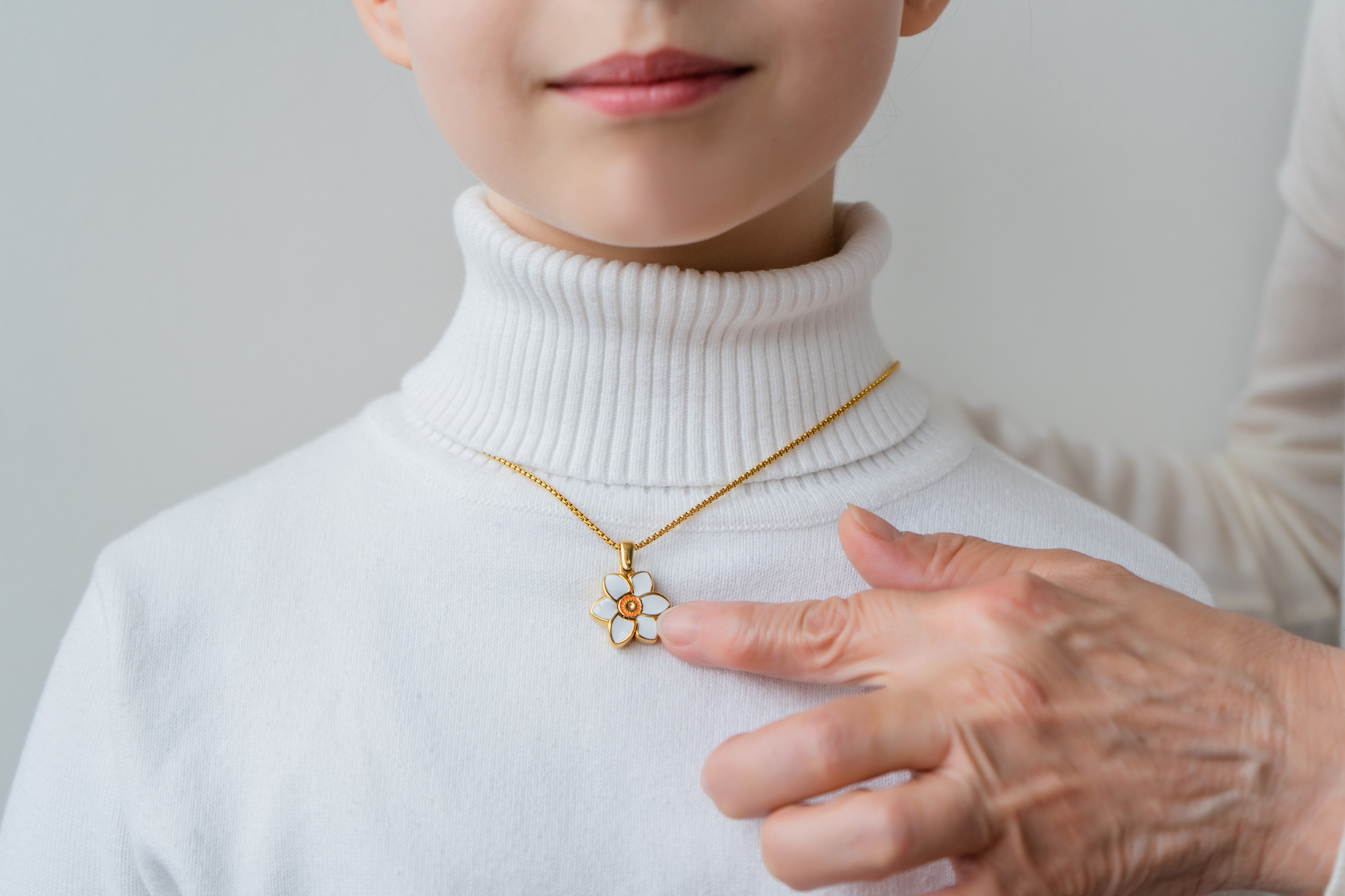 Daffodil Locket - Stainless Steel Necklace