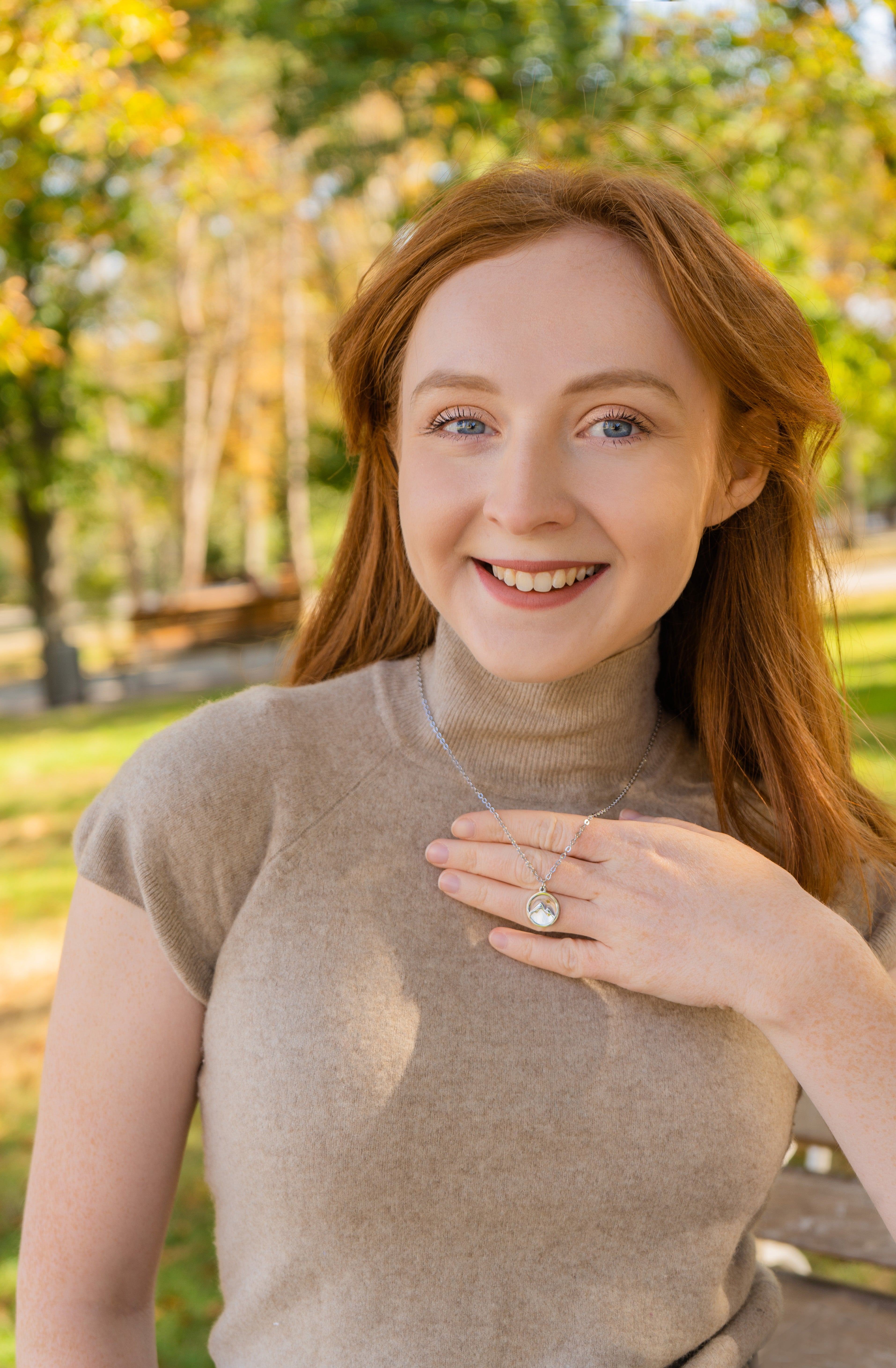 Mustard Seed of Faith - Mother of Pearl Necklace