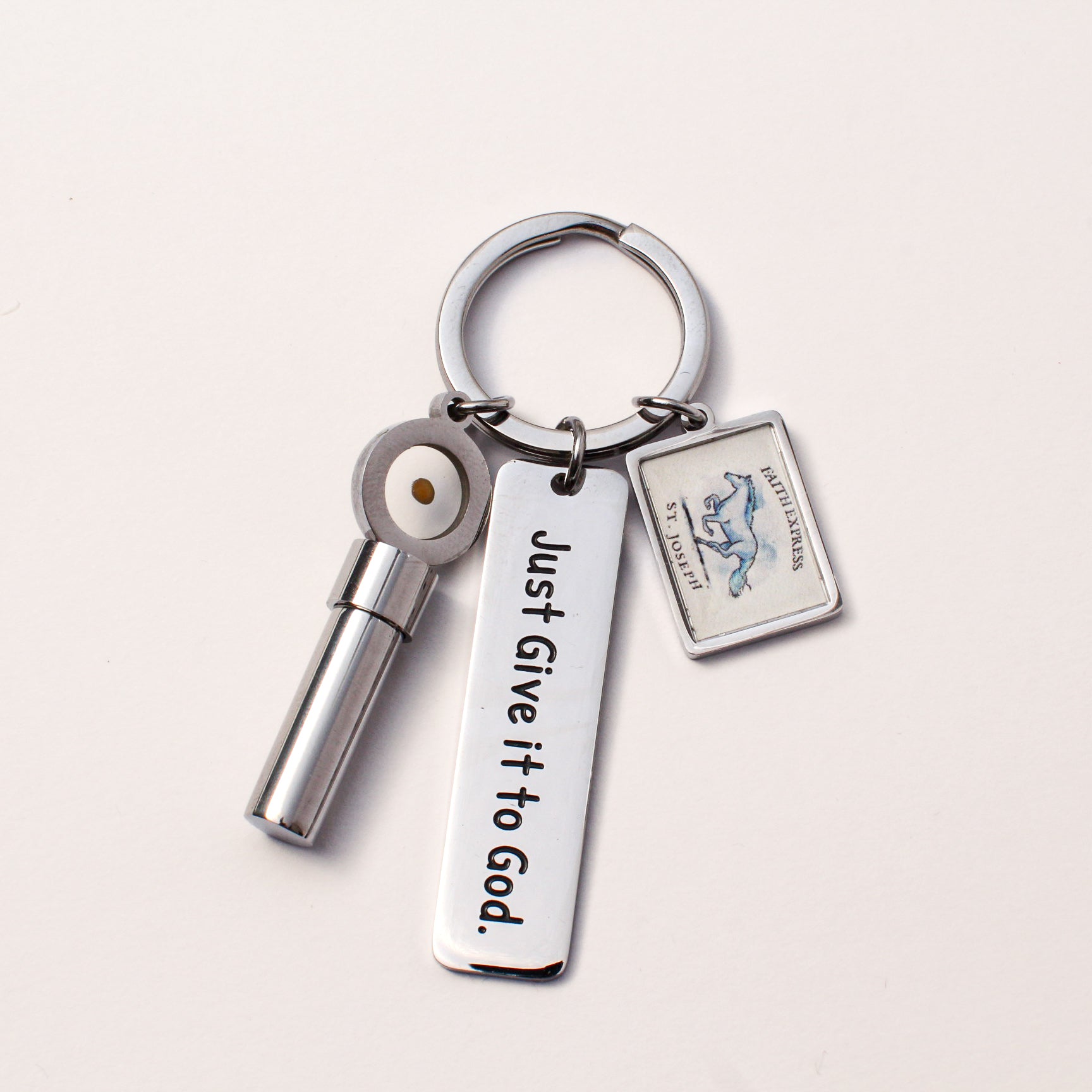 Prayer Capsule - Mustard Seed Keychain