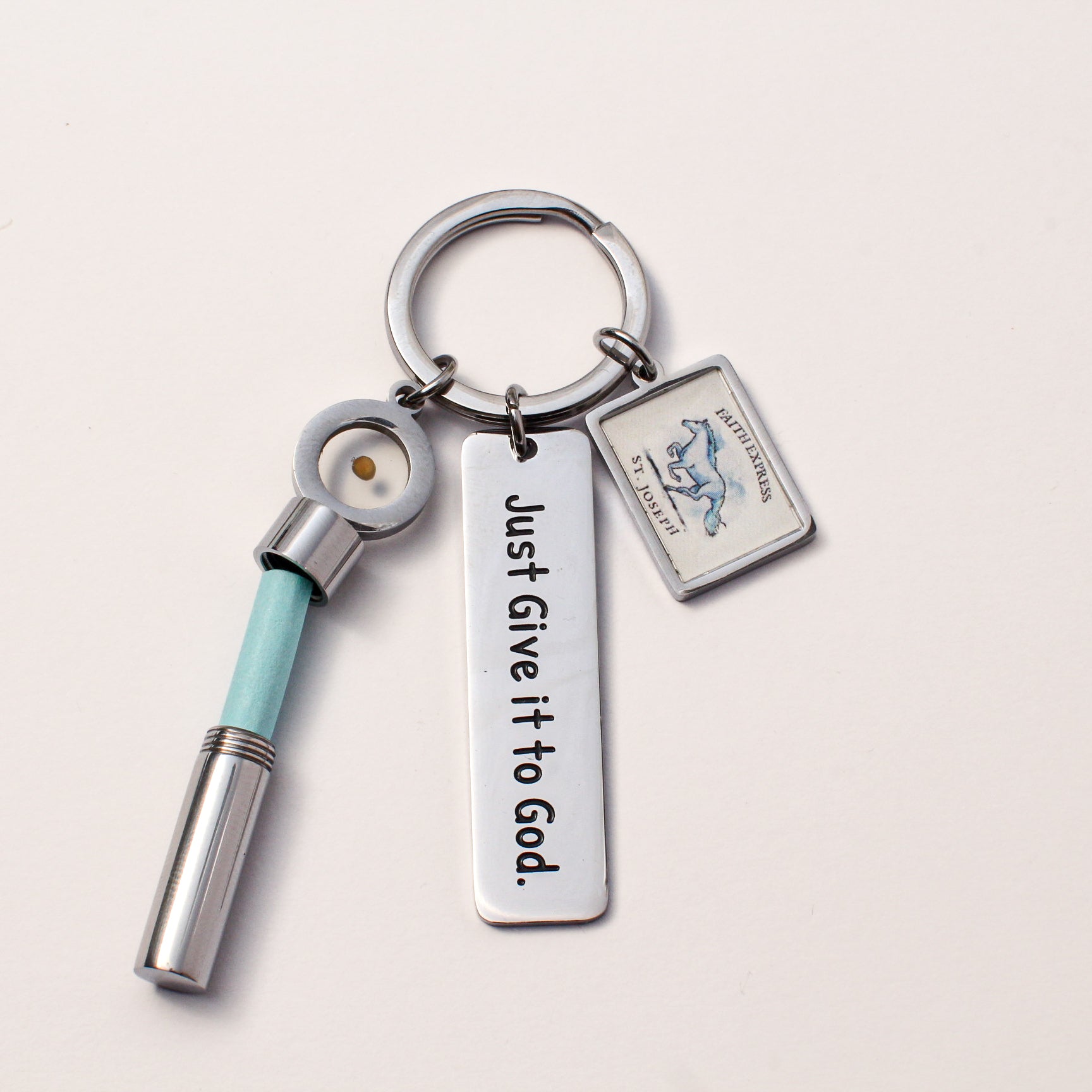 Prayer Capsule - Mustard Seed Keychain