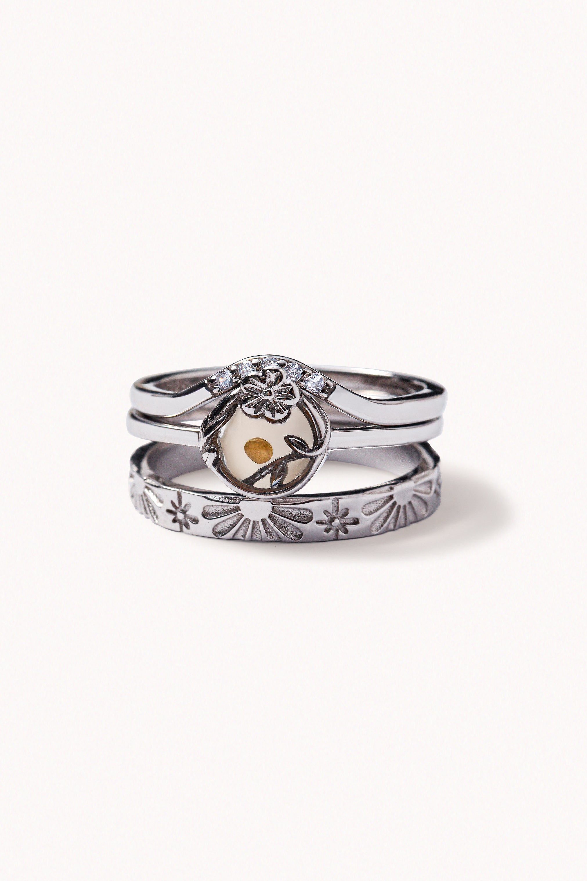 Floral - Stackable Ring
