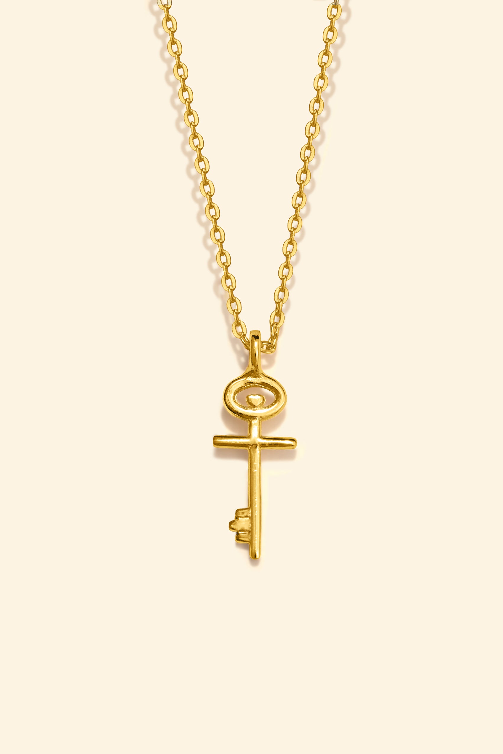 Cross Key - Dainty Necklace