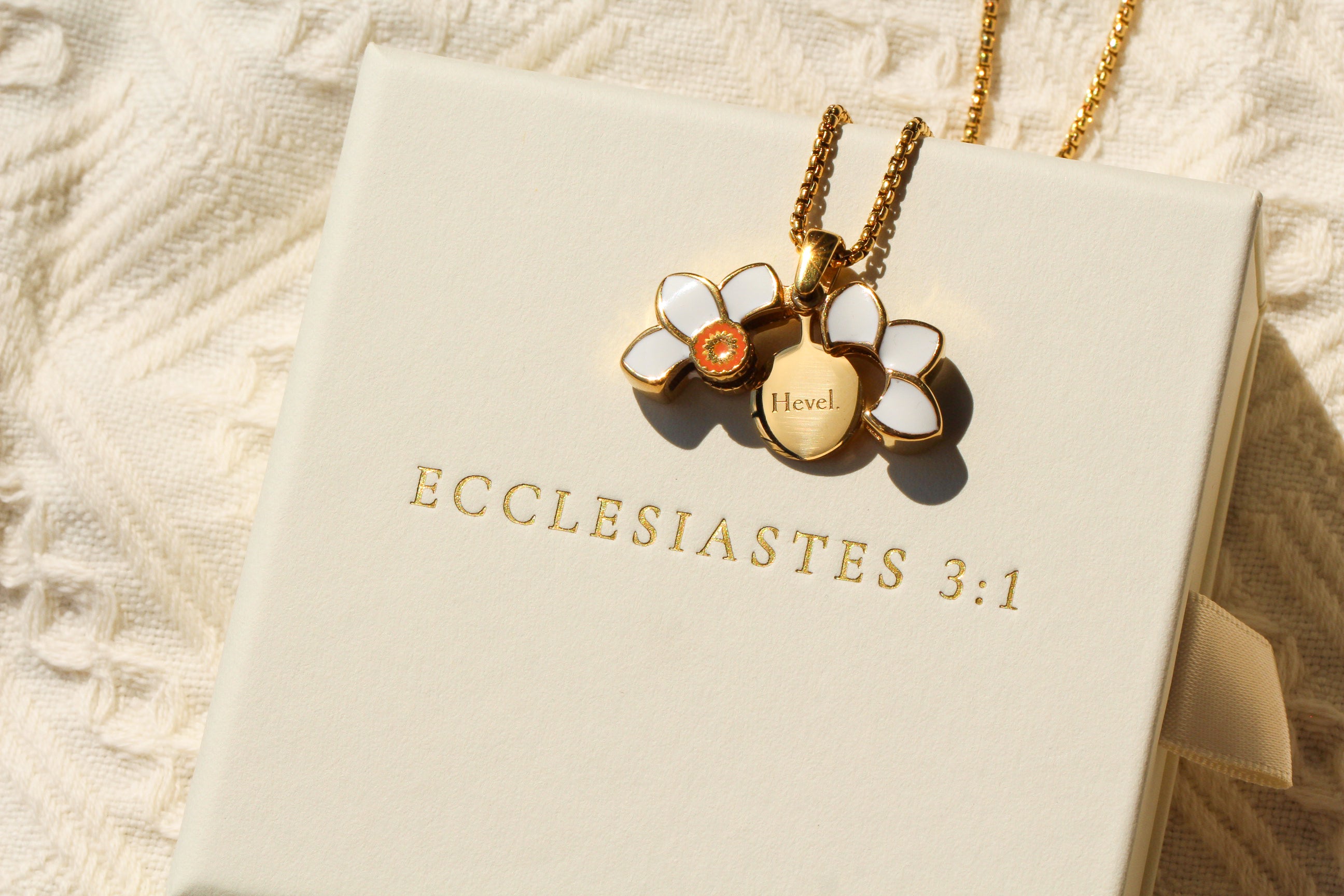 Daffodil Locket - Stainless Steel Necklace