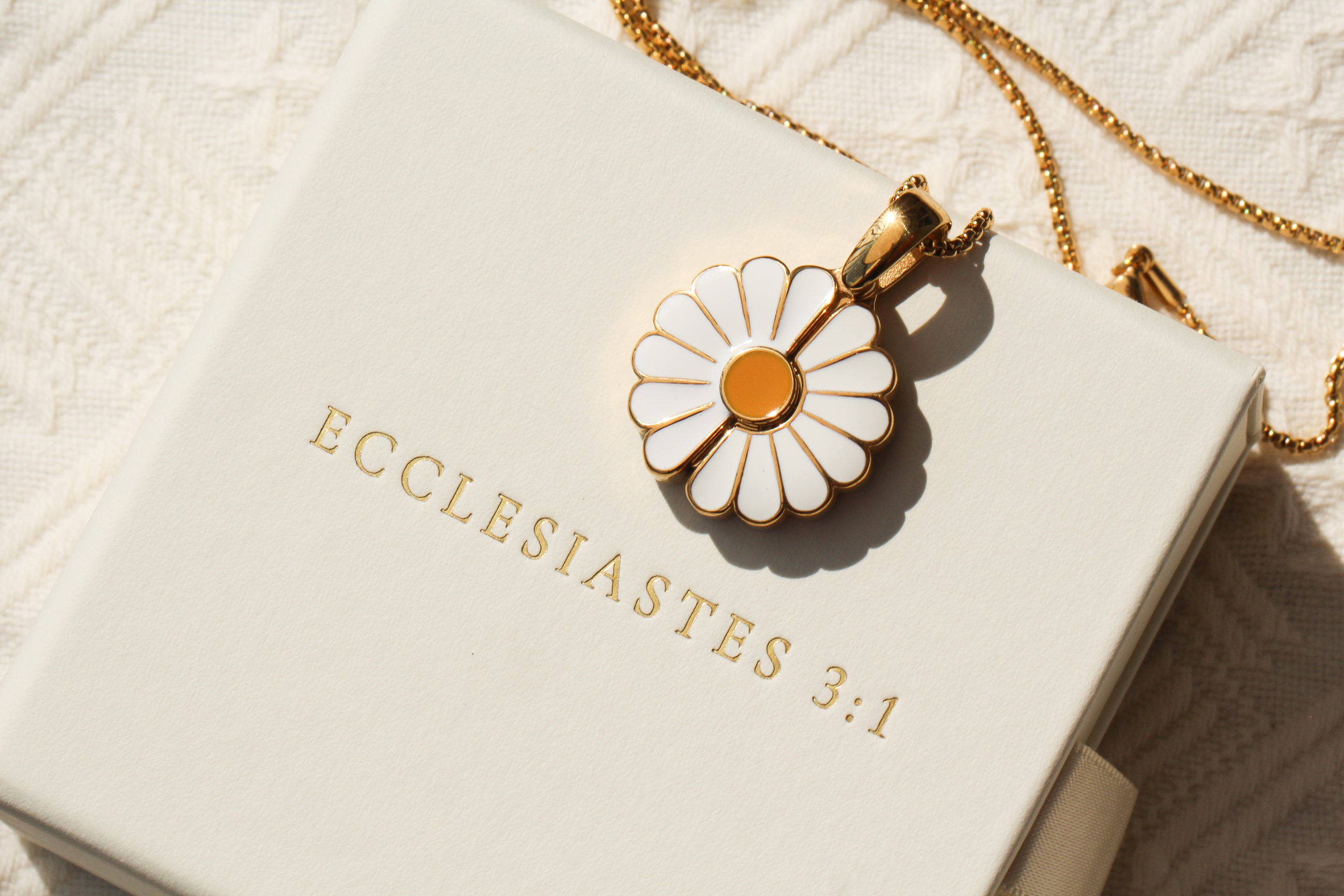 Daisy Locket - Stainless Steel Necklace