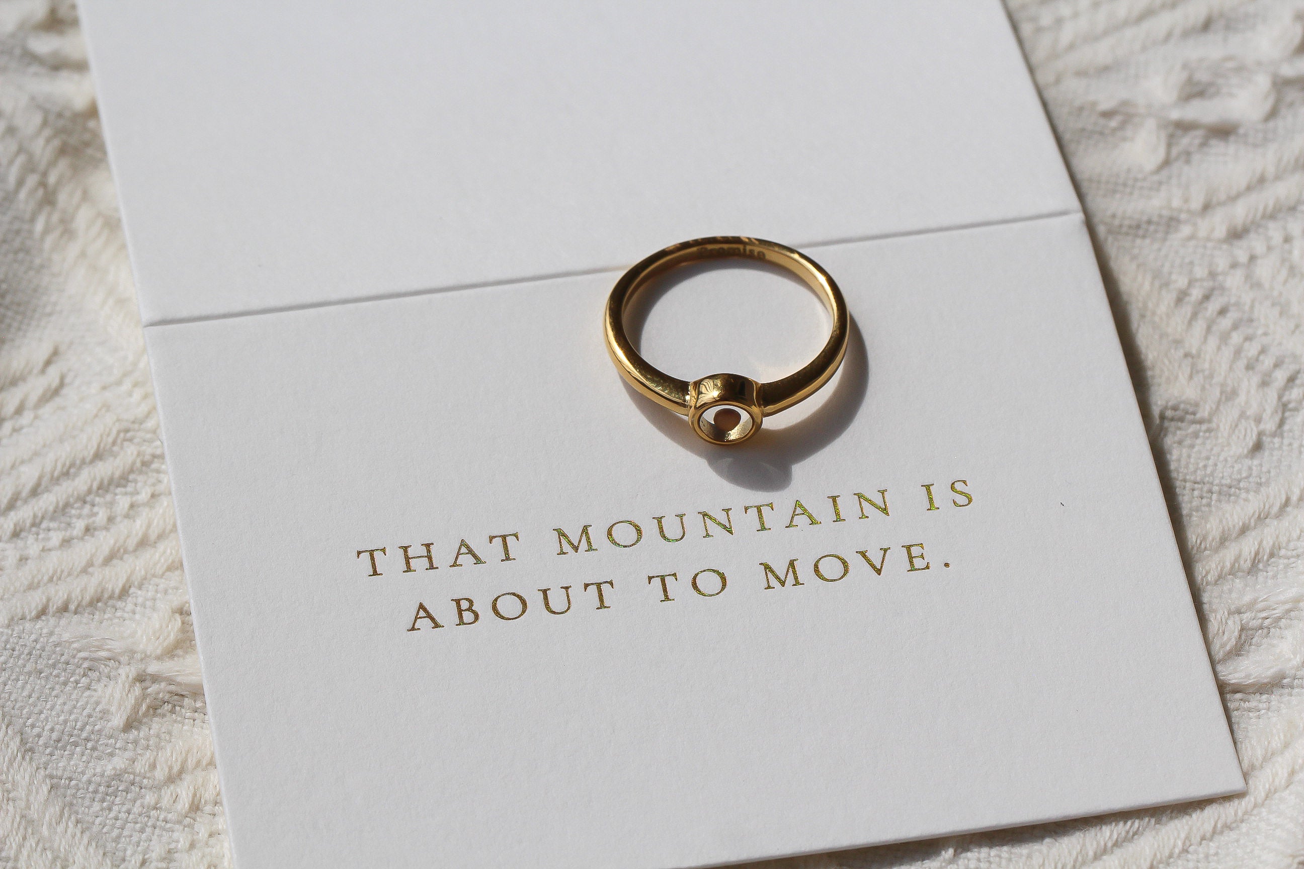 Promise Ring - Thin Band