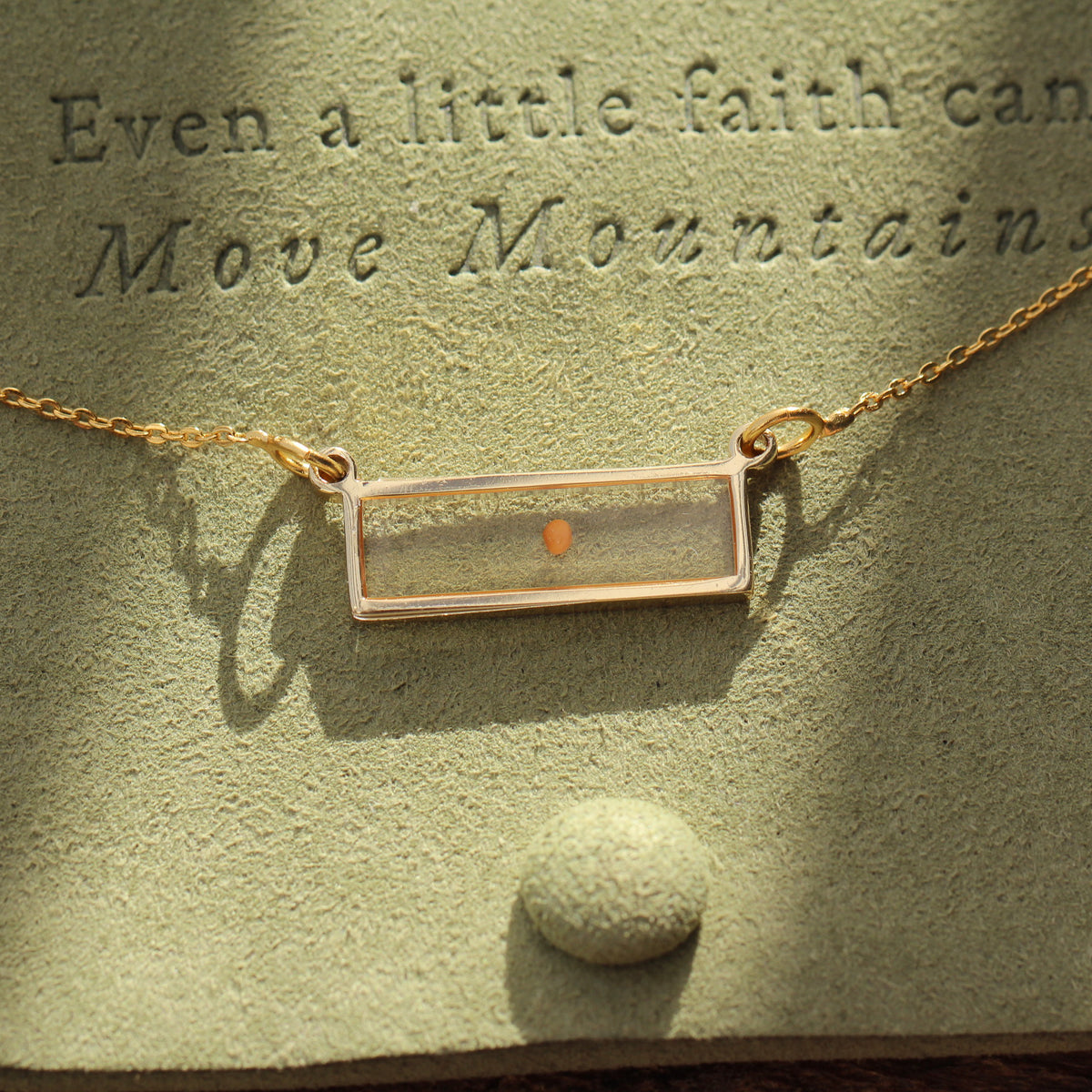 Mustard Seed Bar - Necklace