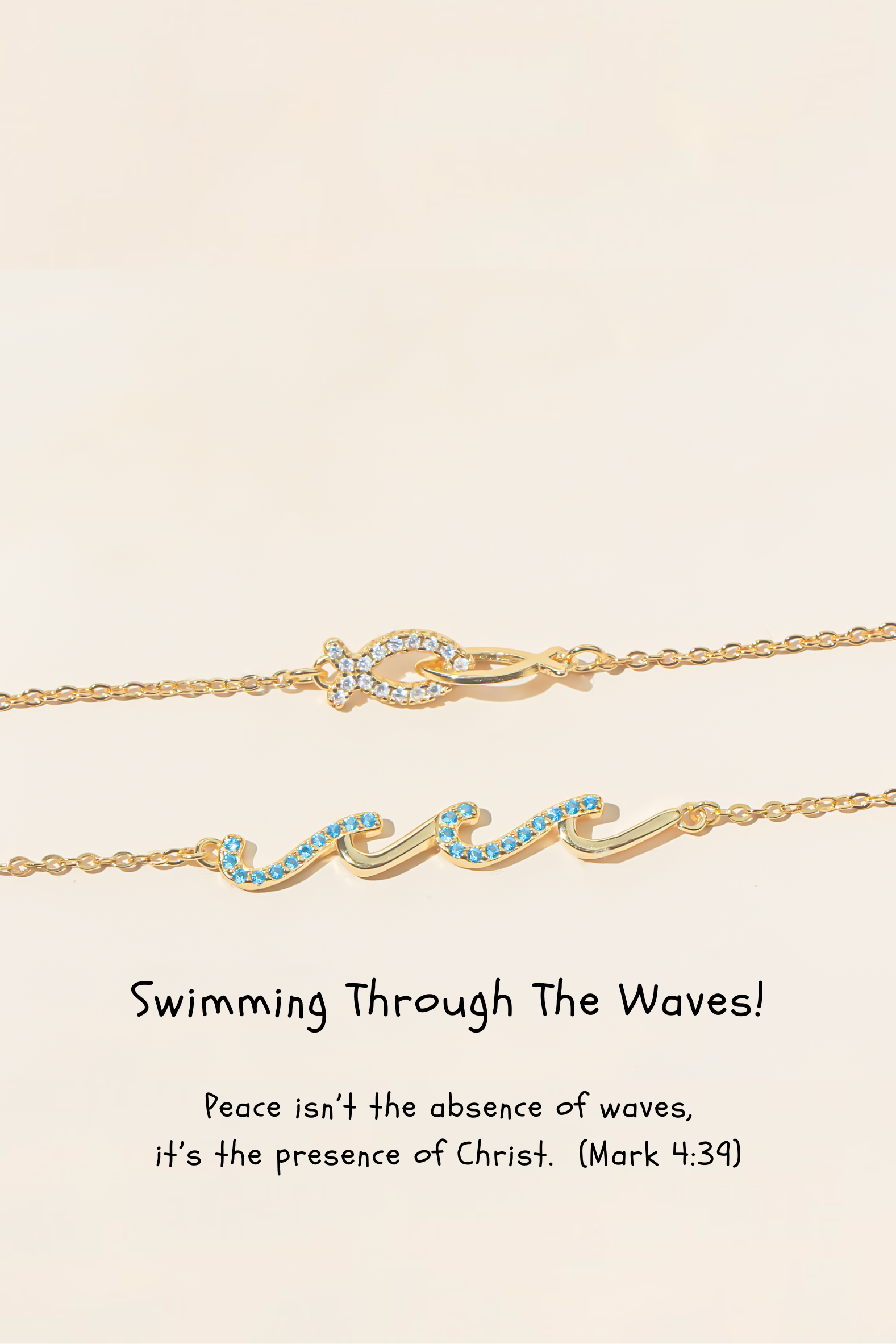 Never Alone — Ichthys Fish Bracelet