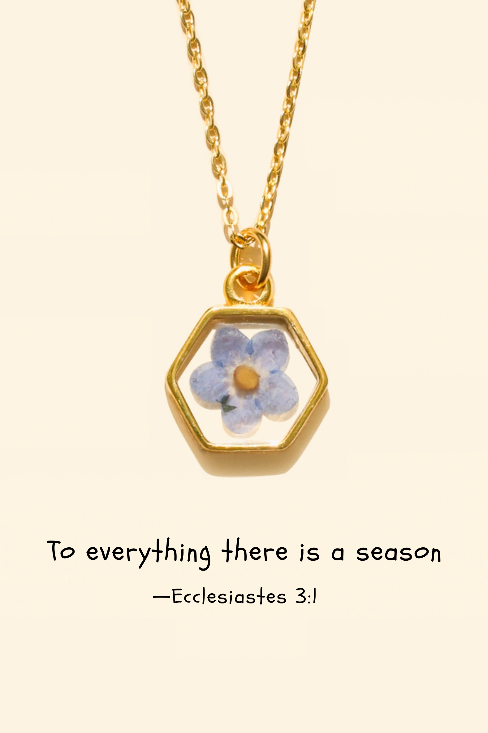 Hexagon Flower - Necklace