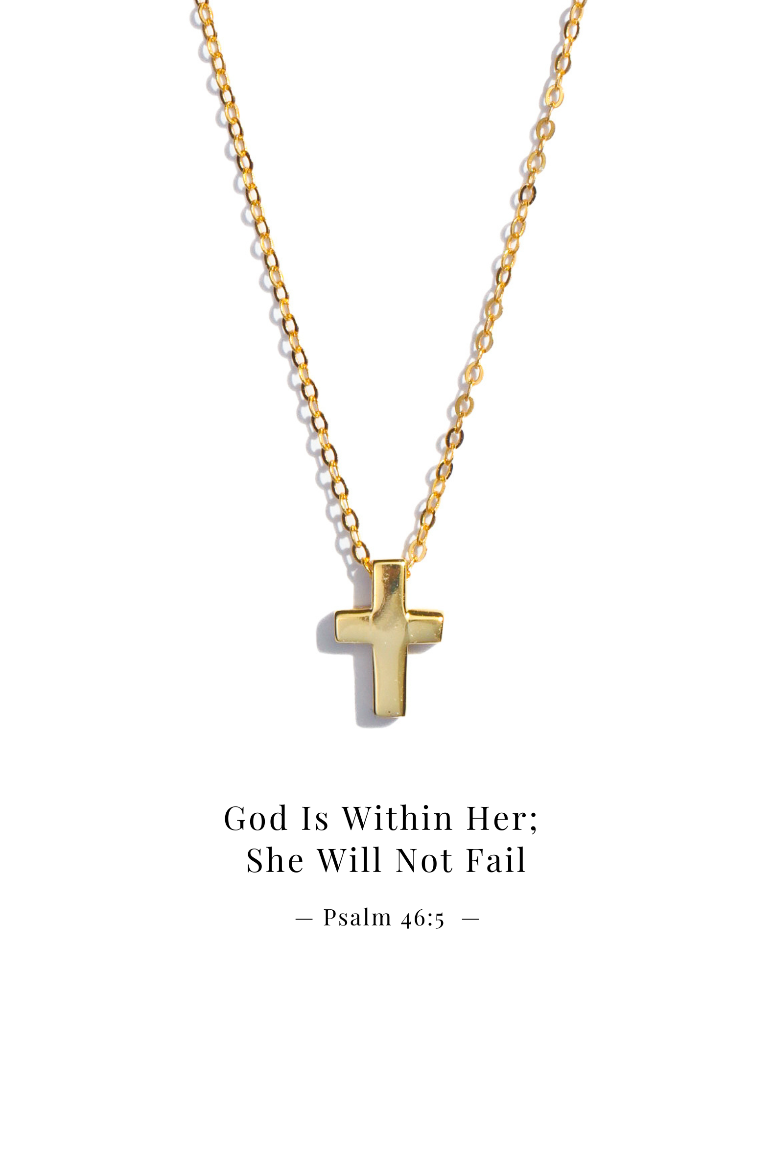 Dainty Cross - Necklace