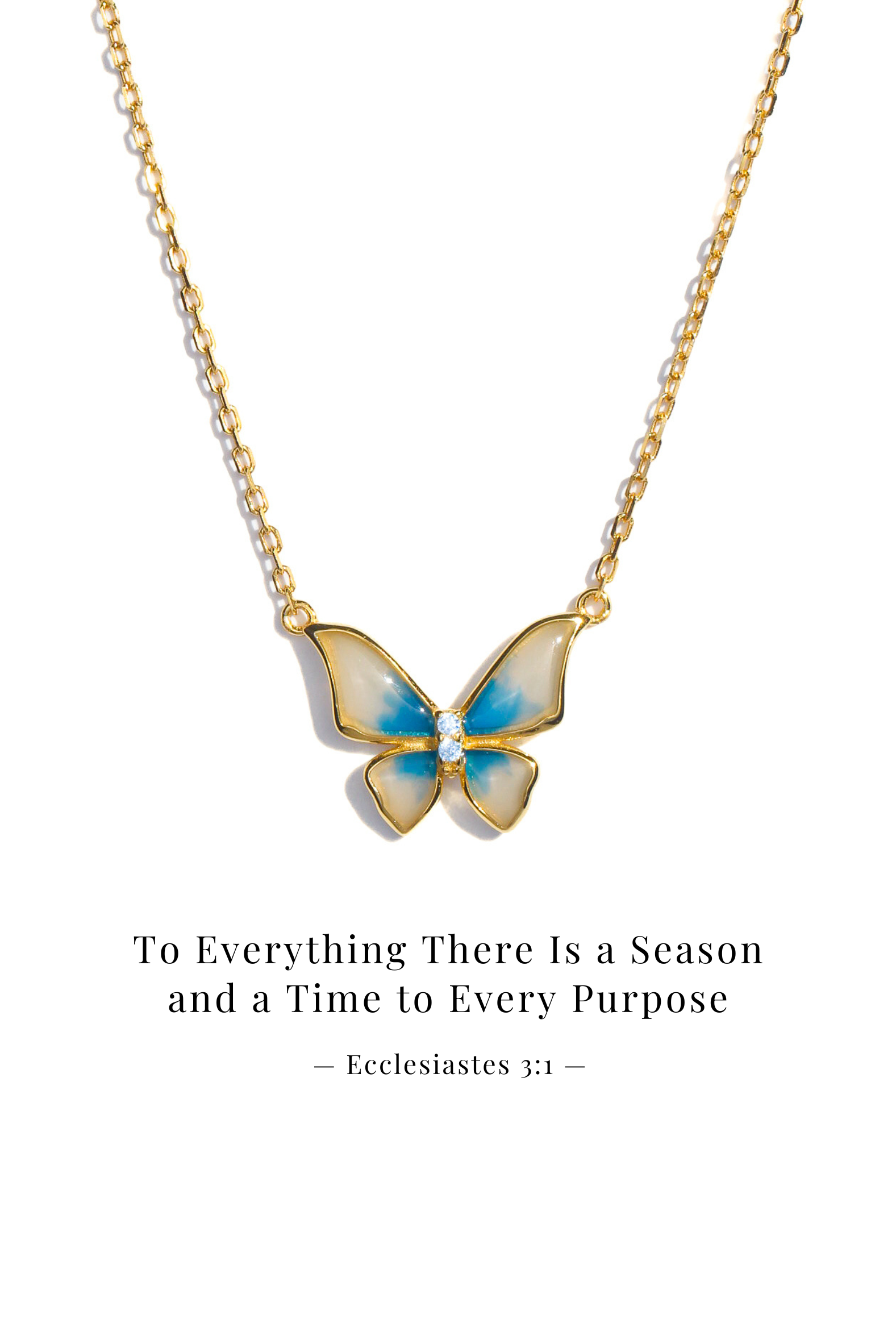 Your Season is Here! - Butterfly Necklace