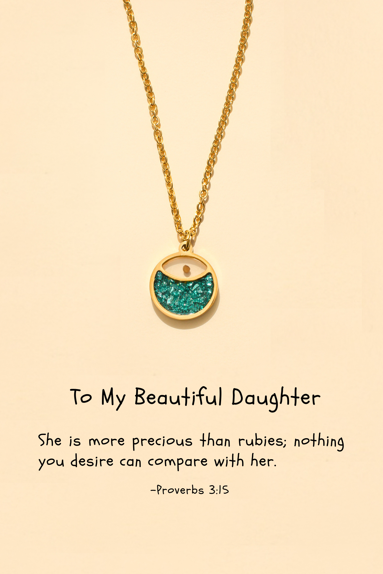 Precious as Rubies - Stainless Steel Necklace