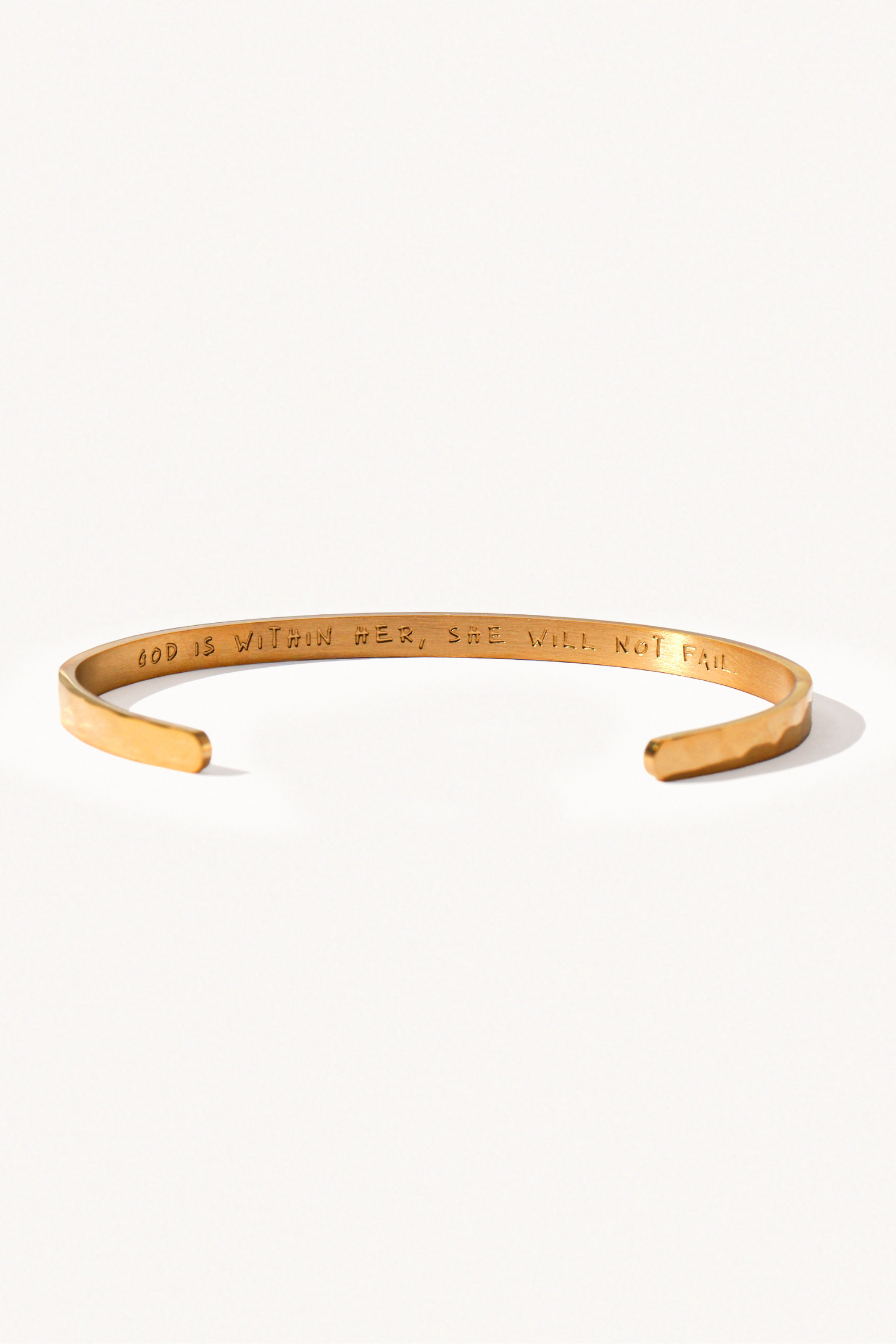 Hammered Verse Bangle