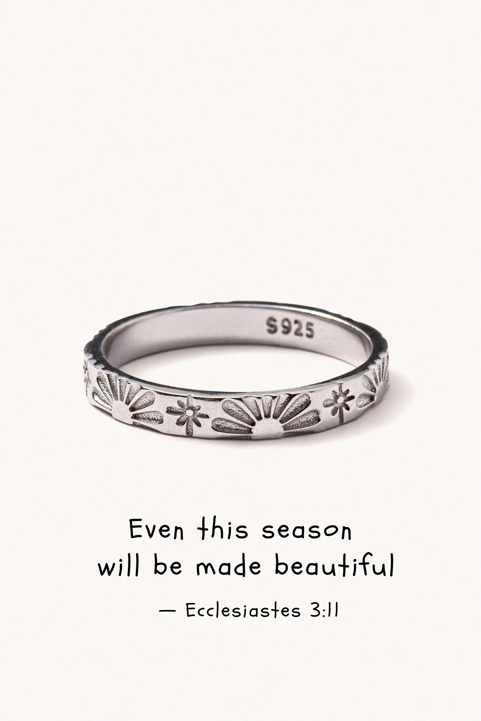 Floral - Stackable Ring