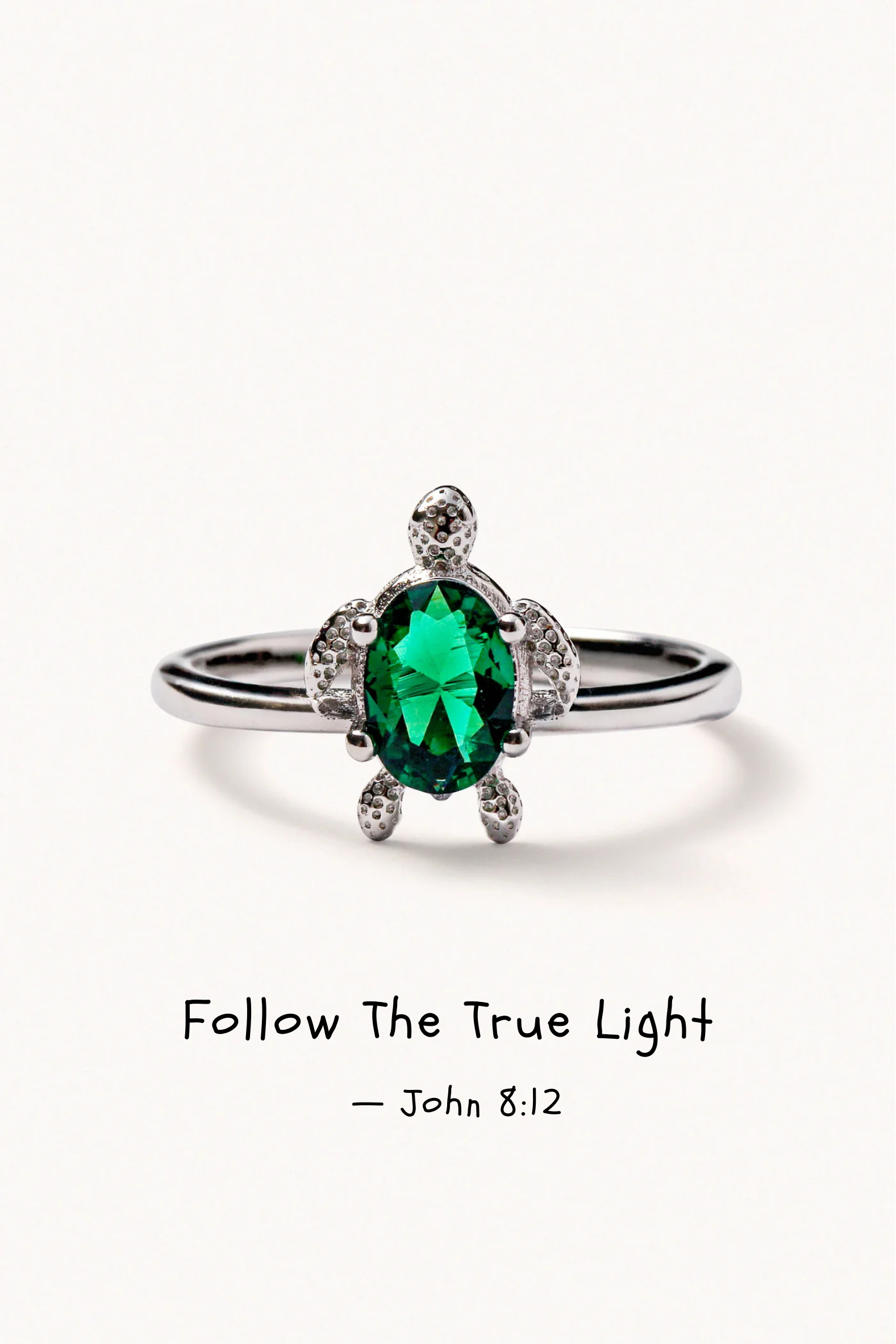 Follow The True Light Sea Turtle - Ring