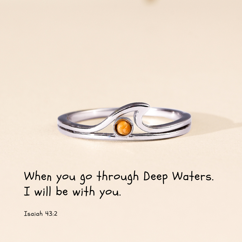 Isaiah 43:2 - Deep Waters Ring