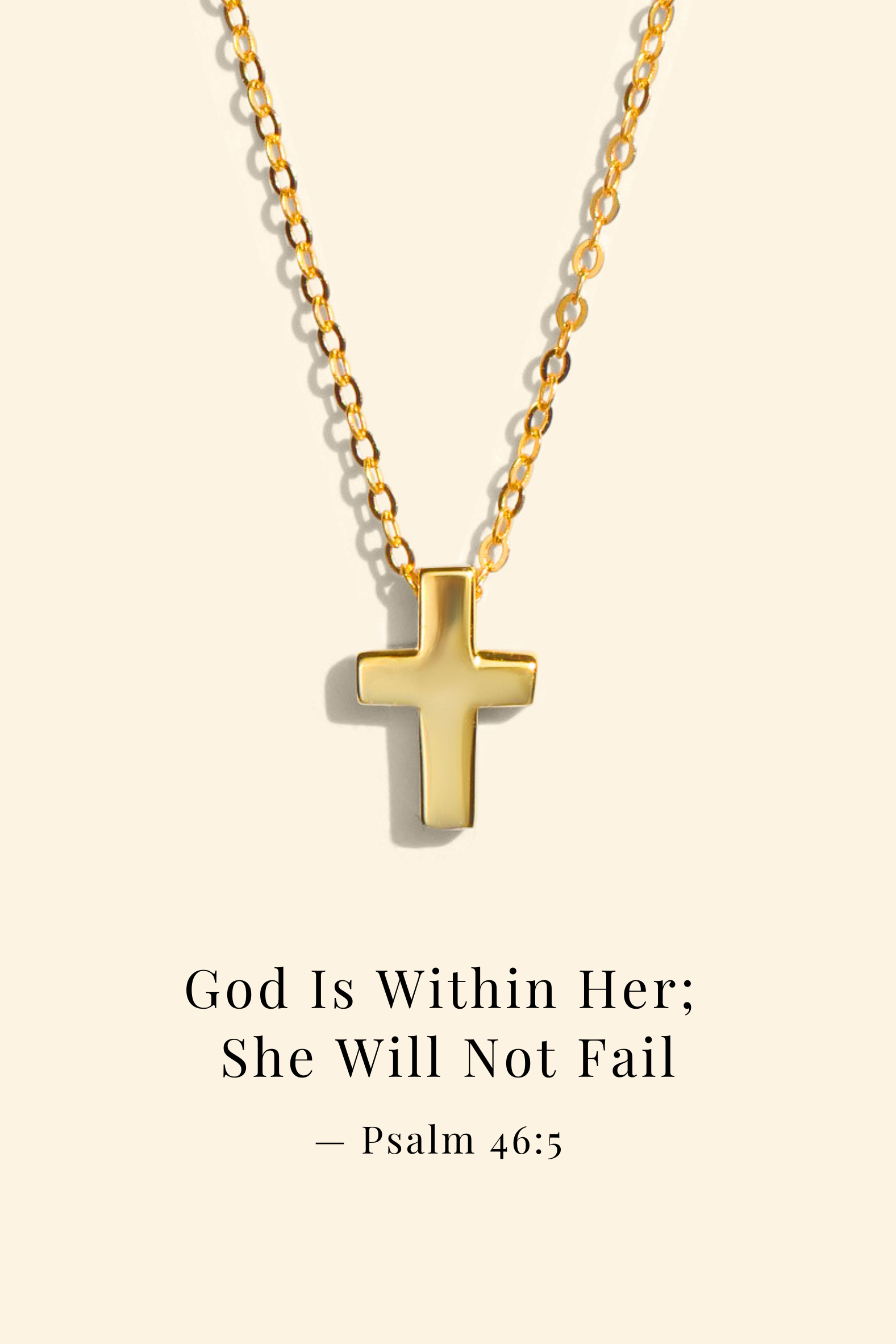 Dainty Cross - Necklace