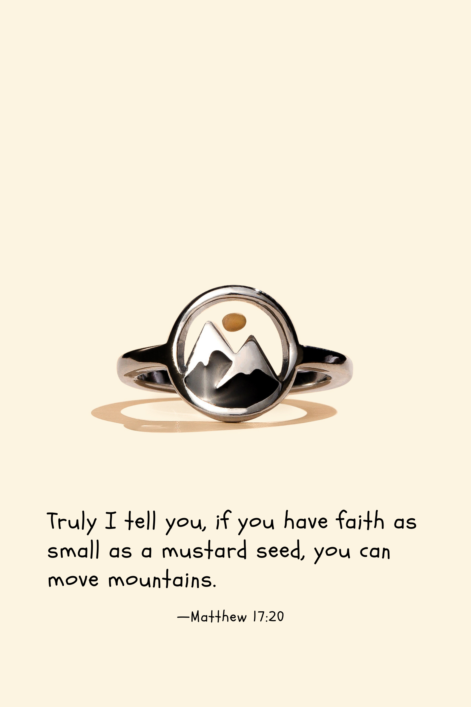 Faith Move Mountains - Ring