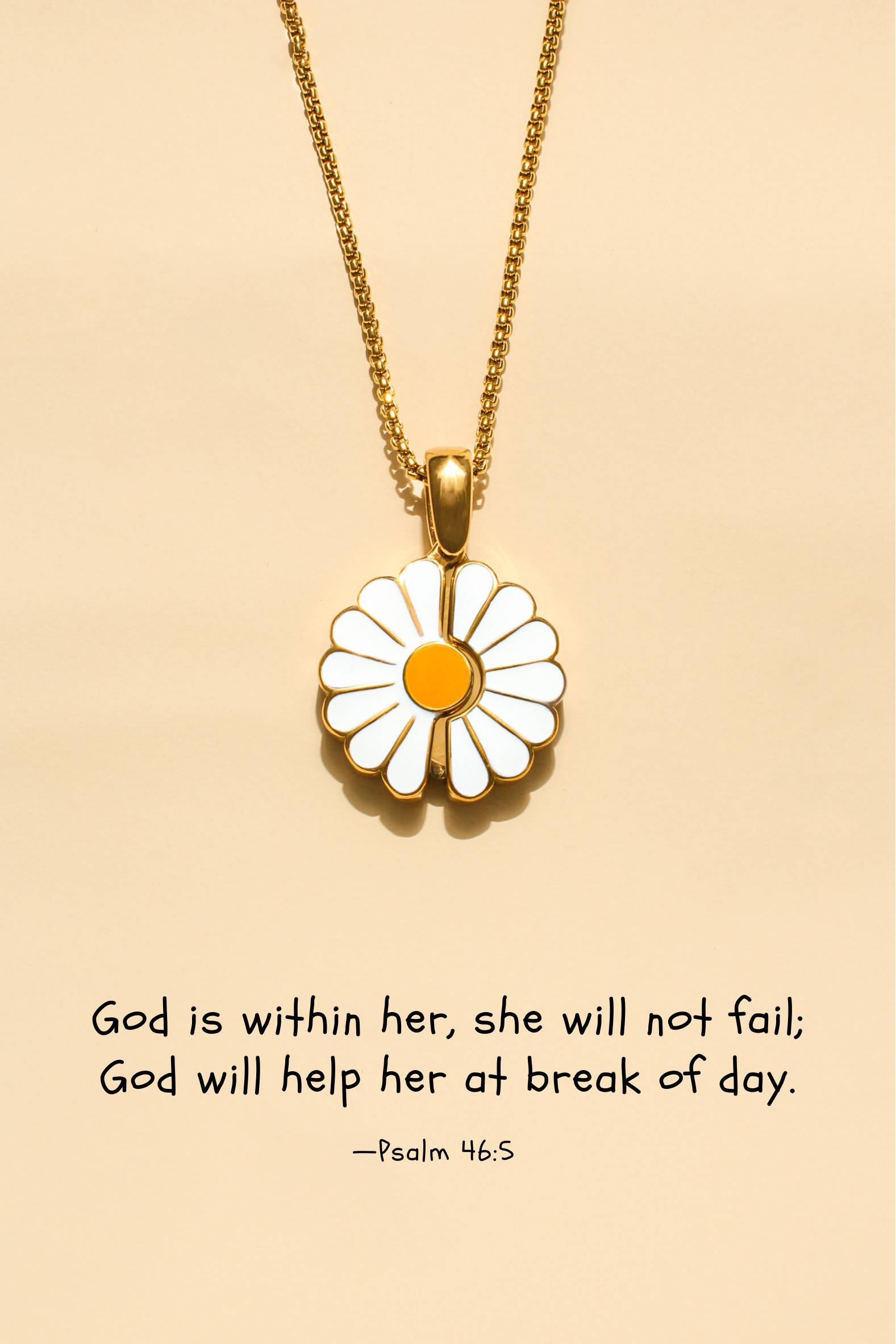 Daisy Locket - Stainless Steel Necklace