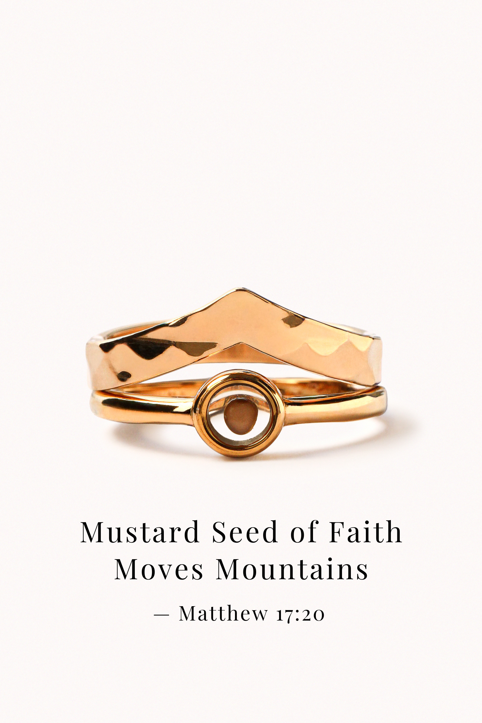 Mountain Chevron - 2 Ring Stack