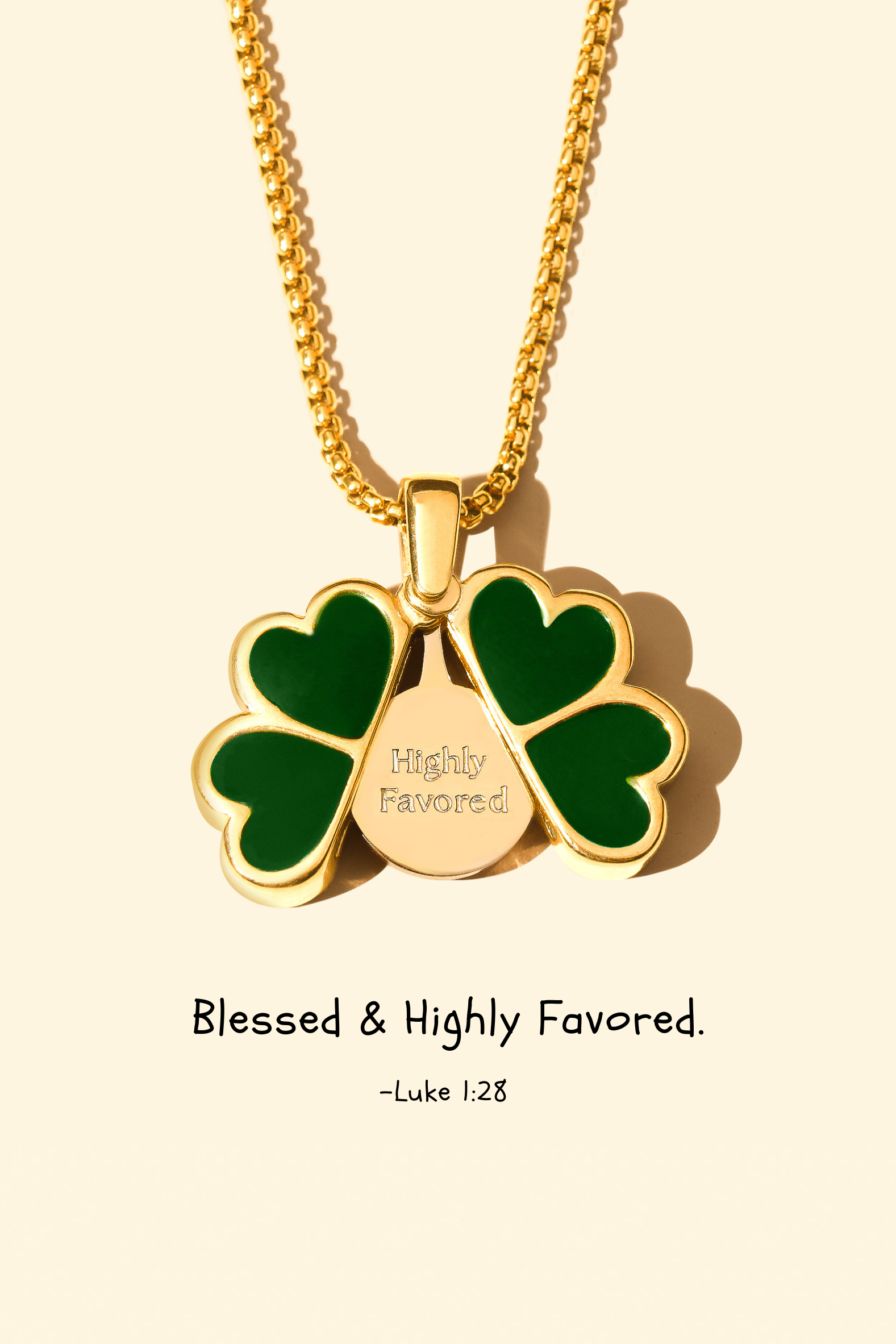 Hidden Blessings - Clover Locket