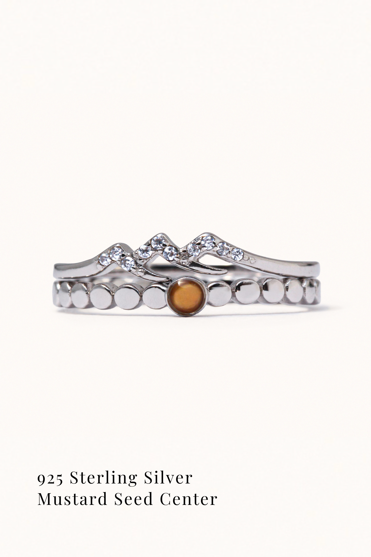 Faith Moves Mountains - 2 Ring Stack