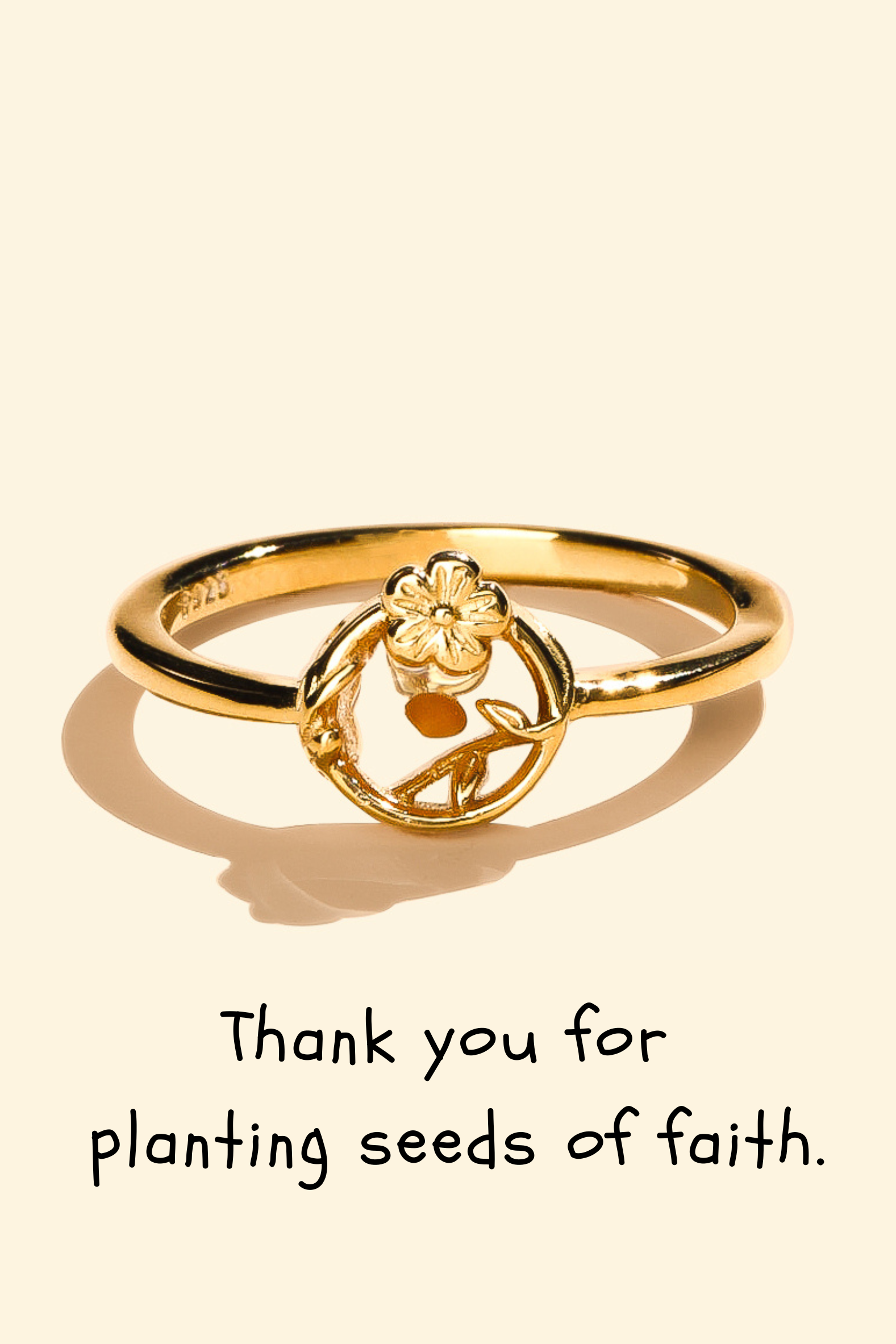 Flower Crest Ring