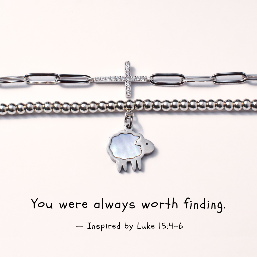 Lamb 2 Bracelet Set - Sterling Silver