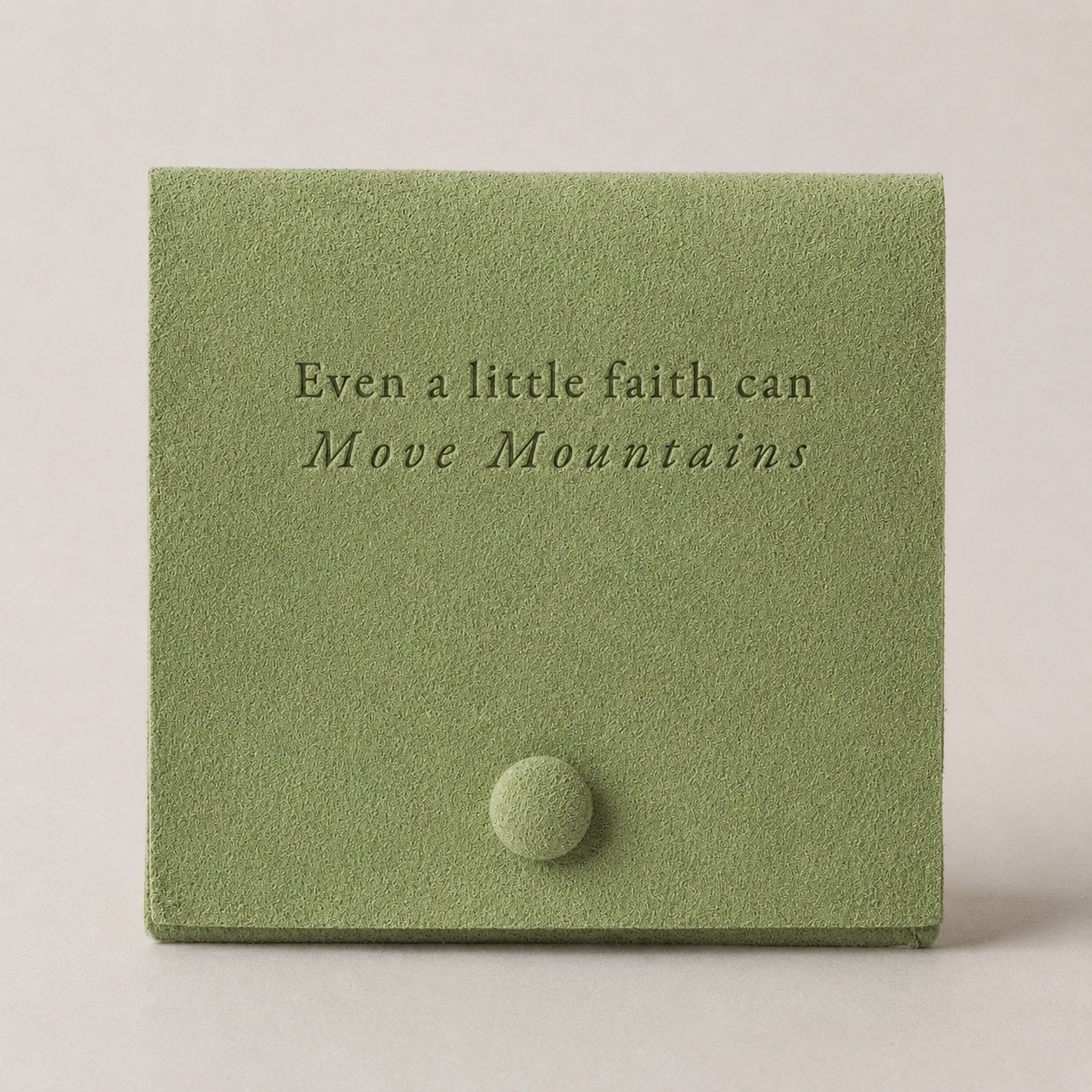 Faith Moves Mountains - Mother of Pearl Necklace
