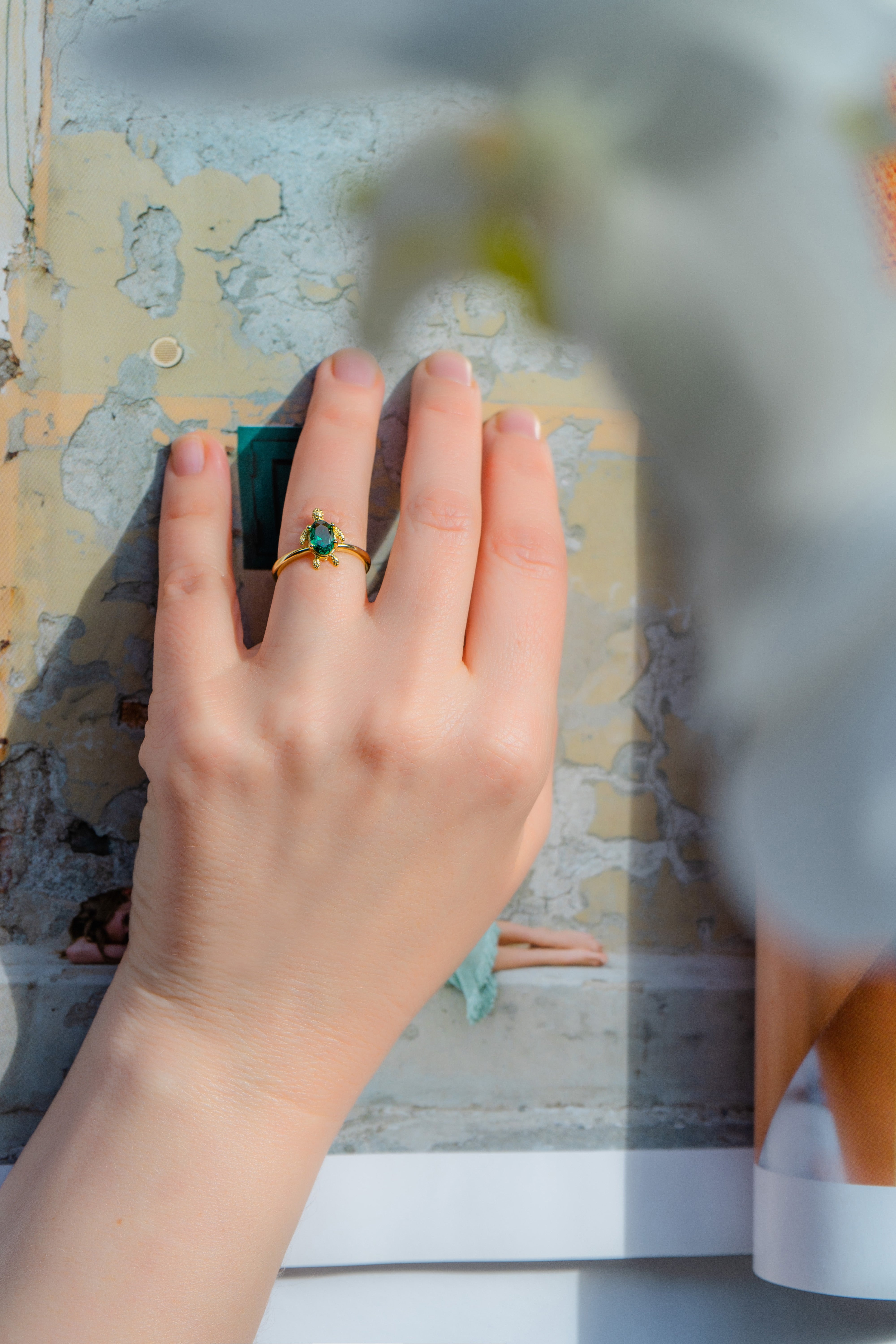 Follow The True Light - Sea Turtle Ring