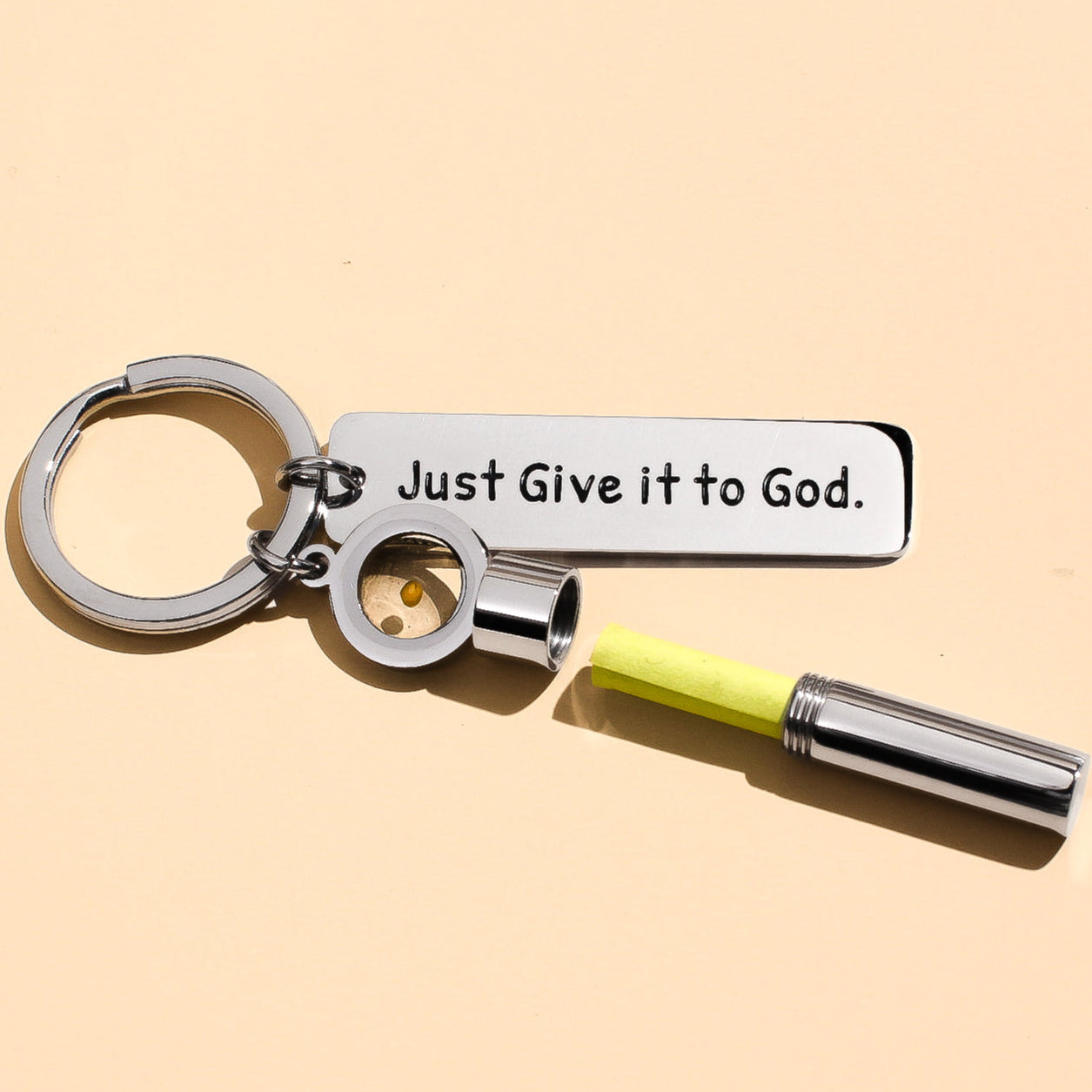 Prayer Capsule - Mustard Seed Keychain (Gift Copy)