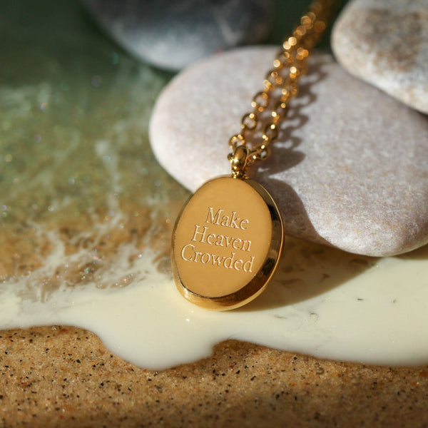 Dainty Pebble Verses - Necklace