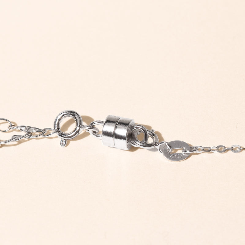 Magnetic Necklace/Bracelet Clasp - Sterling Silver