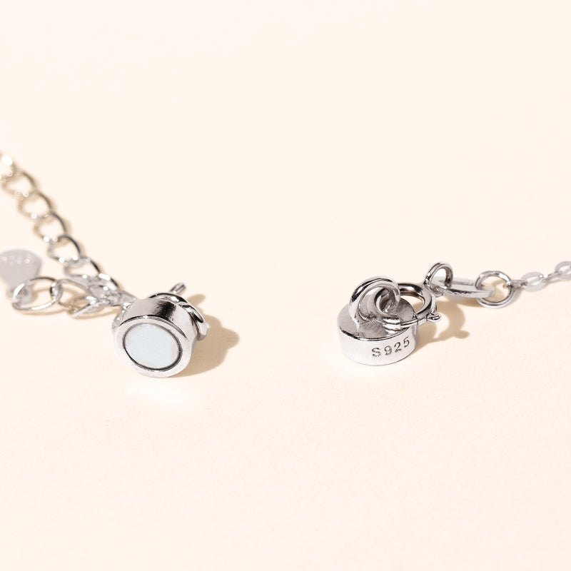 Magnetic Necklace/Bracelet Clasp - Sterling Silver
