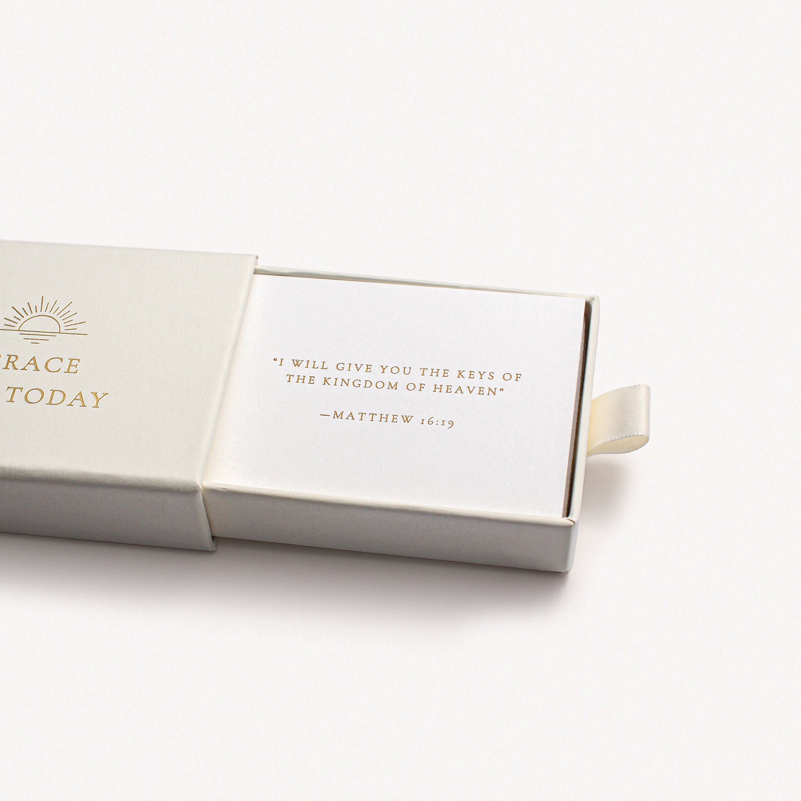 Key Cross - Dainty Necklace