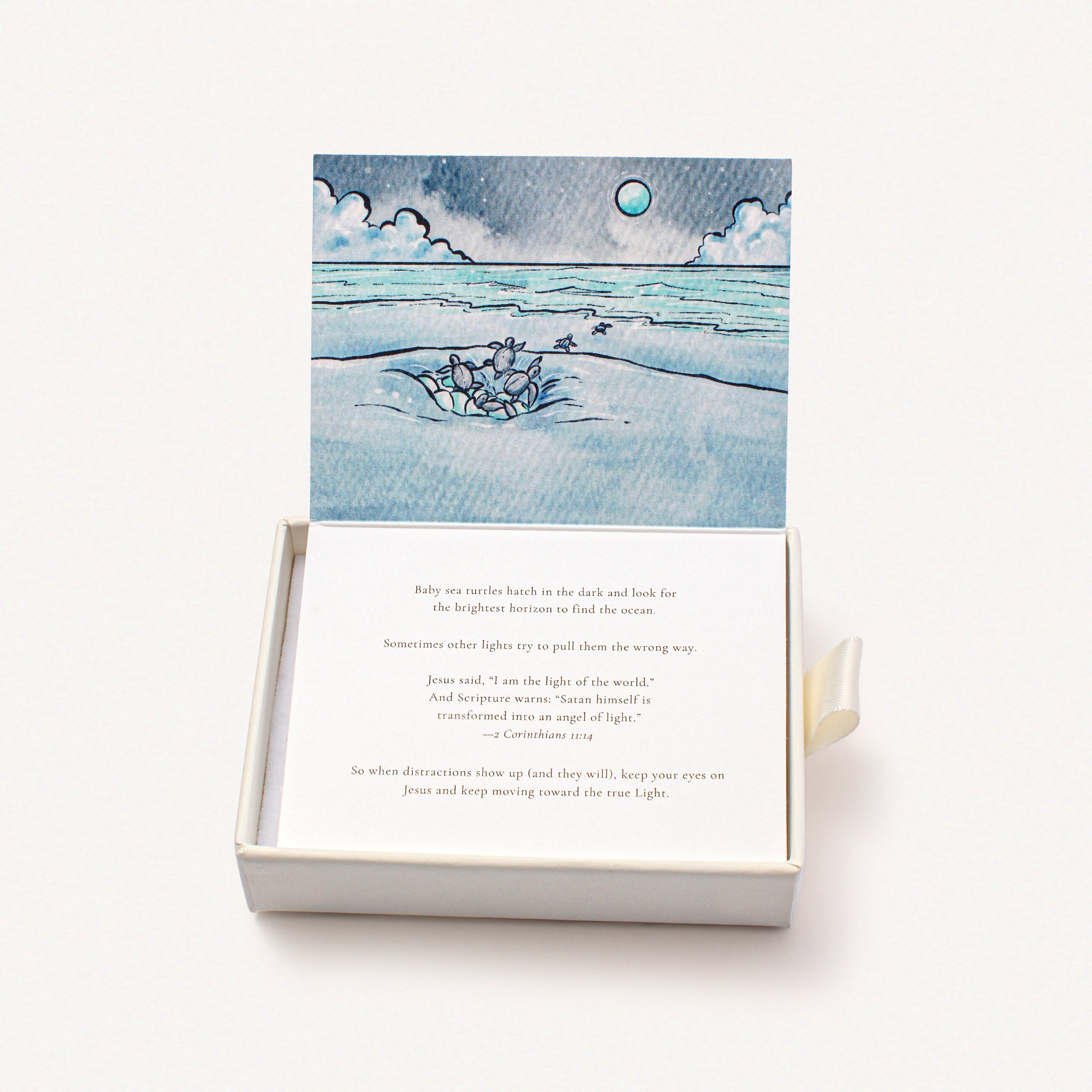 Follow The True Light Sea Turtle - Ring