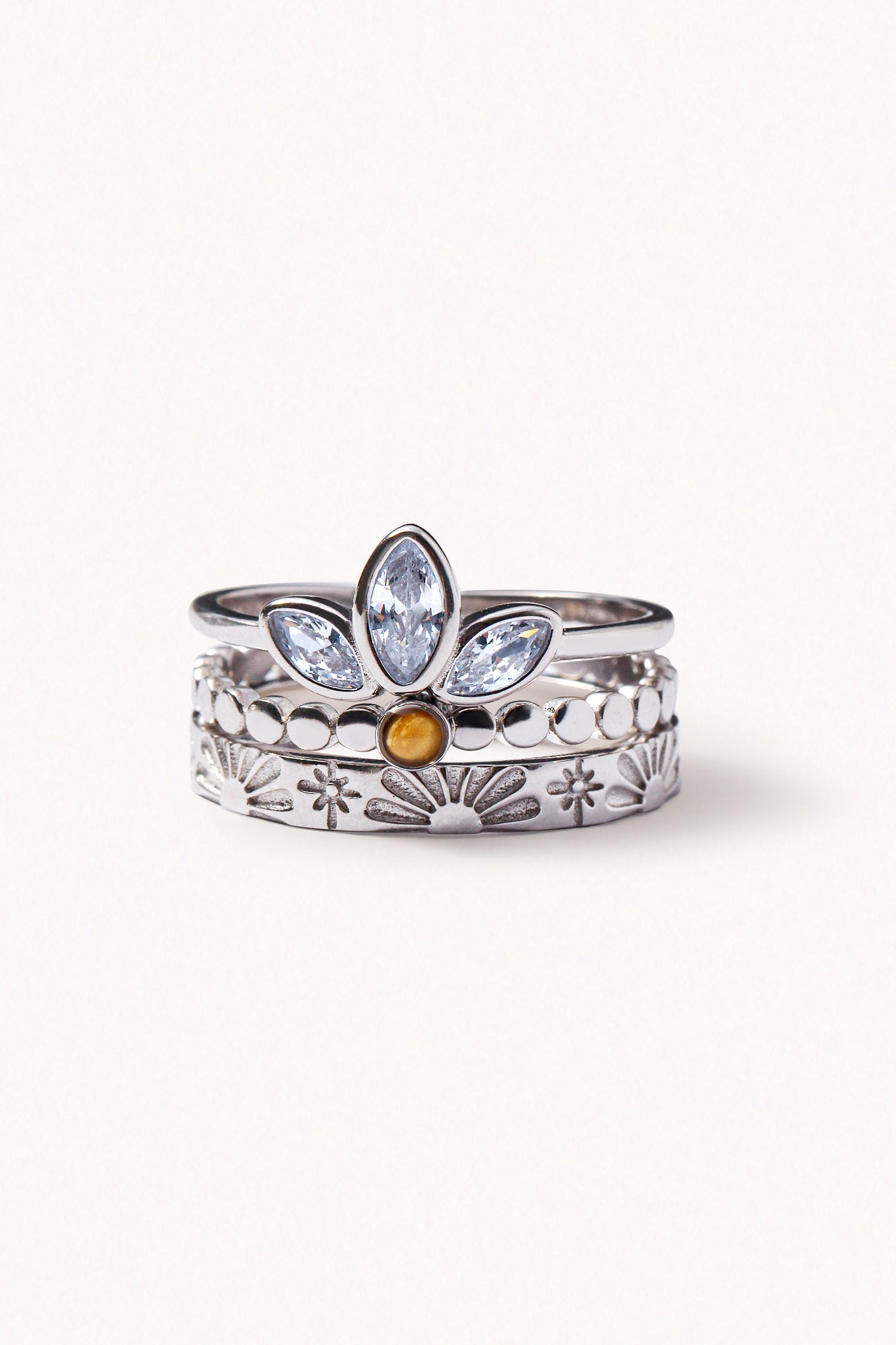 Floral - Stackable Ring