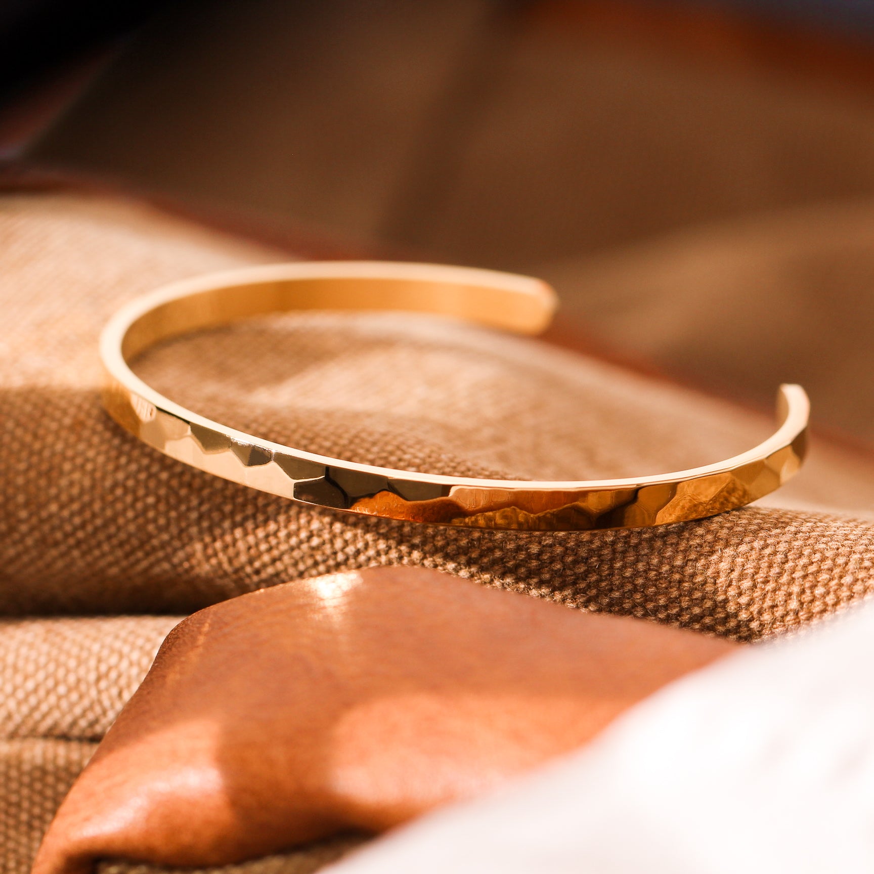 Hammered Verse Bangle