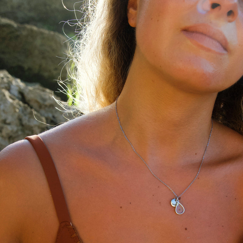 Deep Waters - Sterling Silver Necklace