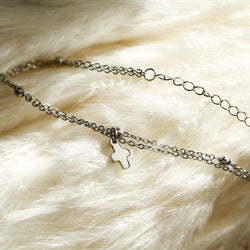 Dainty Beaded Cross Bracelet