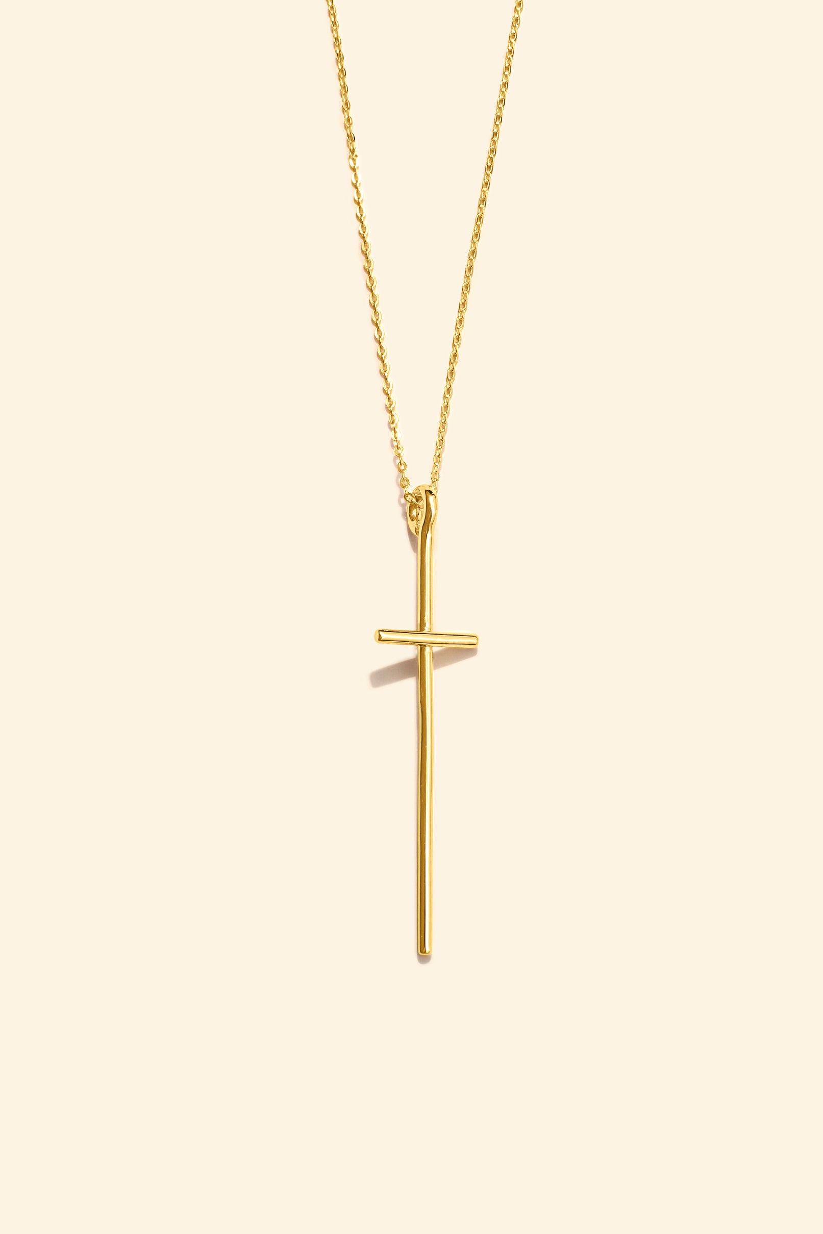 A Cross to Hold Onto - Sterling Necklace