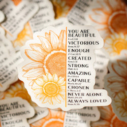 You are beautiful - Affirmation Sticker