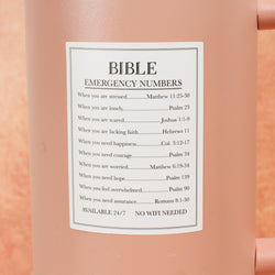 Emergency Bible Numbers - Vinyl Sticker