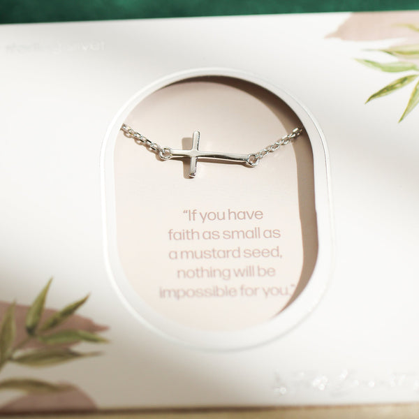 Cross Bracelet - Sterling silver
