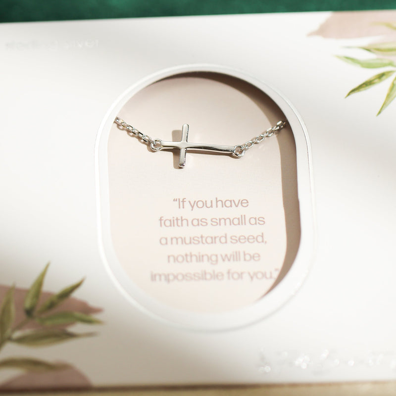 Cross Bracelet - Sterling silver