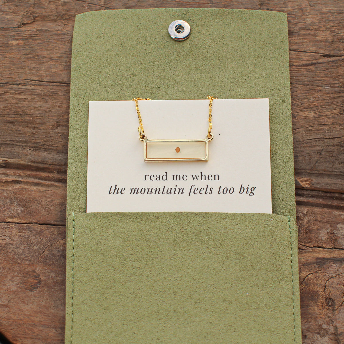 Mustard Seed Bar - Necklace